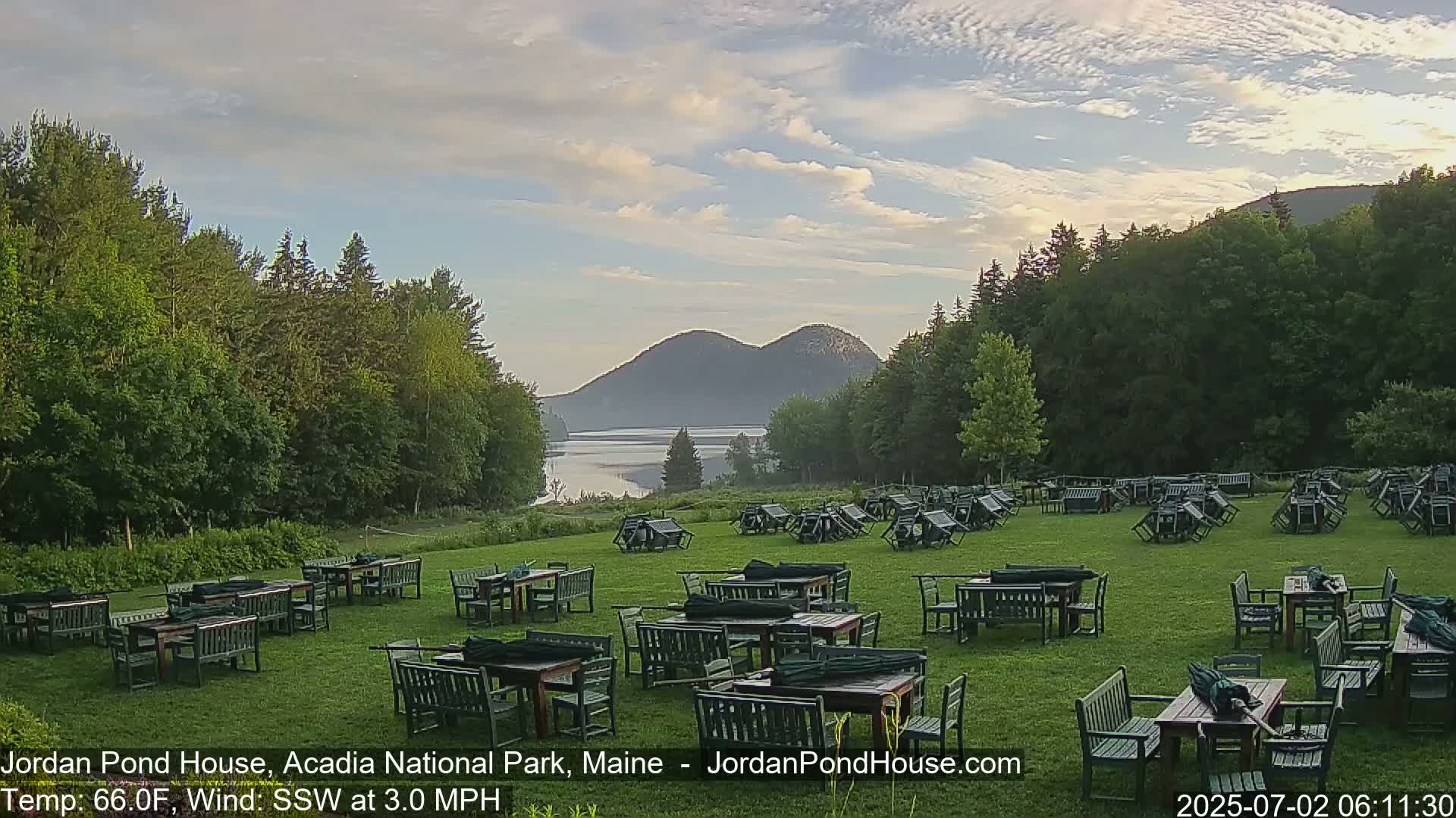 Acadia National Park, Jordan Pond Lake Live Cam - Seal Harbor, Hancock,  Maine, USA