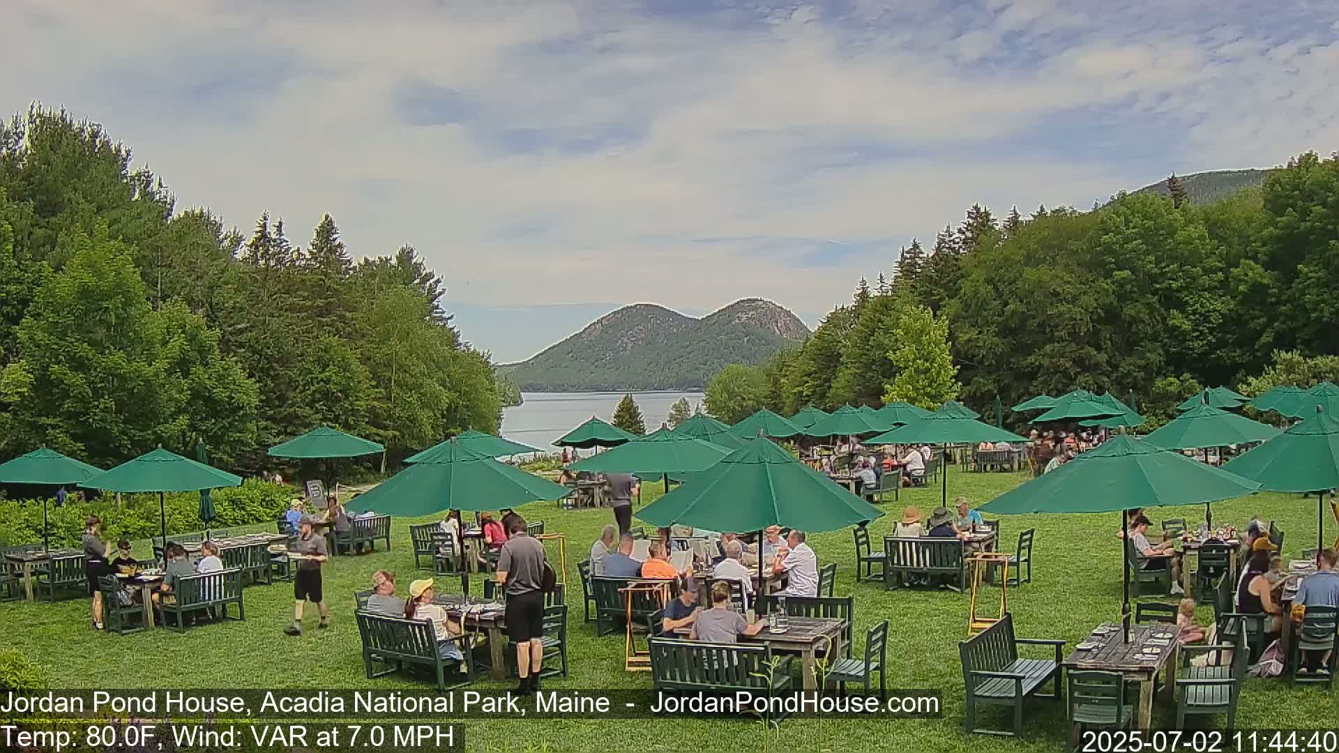 Acadia National Park, Jordan Pond Lake Live Cam - Seal Harbor, Hancock,  Maine, USA