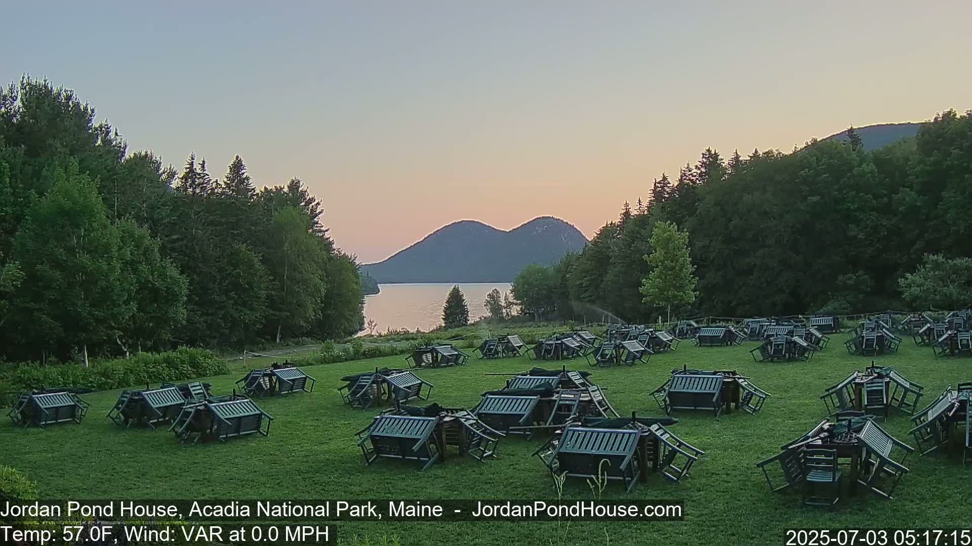 Acadia National Park, Jordan Pond Lake Live Cam - Seal Harbor, Hancock,  Maine, USA