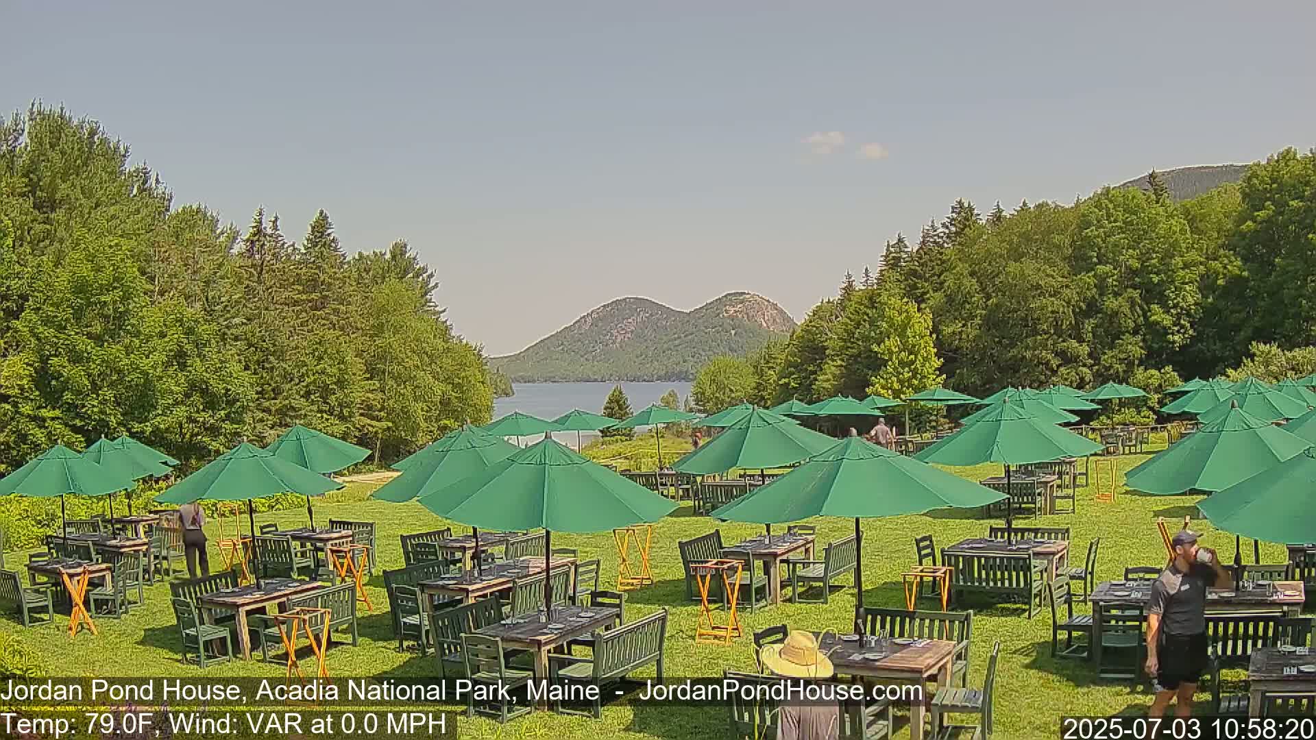 Acadia National Park, Jordan Pond Lake Live Cam - Seal Harbor, Hancock,  Maine, USA