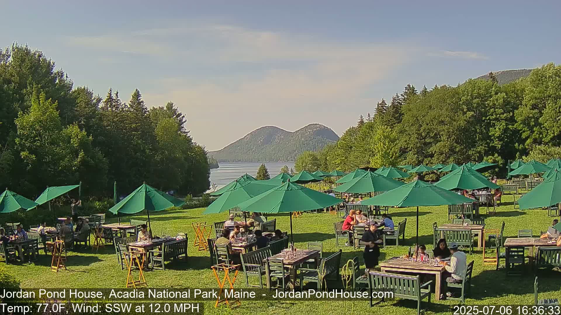 Acadia National Park, Jordan Pond Lake Live Cam - Seal Harbor, Hancock,  Maine, USA