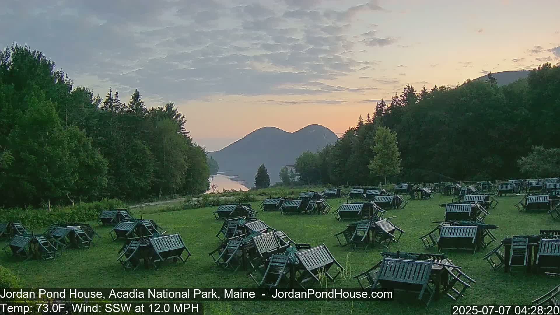Acadia National Park, Jordan Pond Lake Live Cam - Seal Harbor, Hancock,  Maine, USA