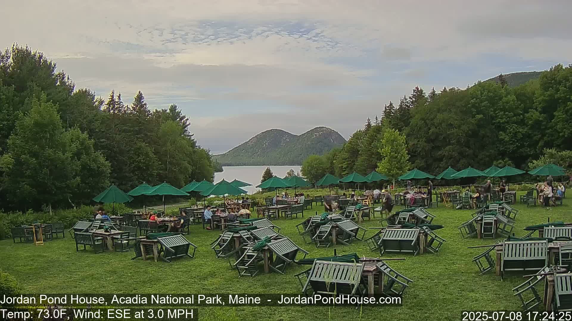 Acadia National Park, Jordan Pond Lake Live Cam - Seal Harbor, Hancock,  Maine, USA
