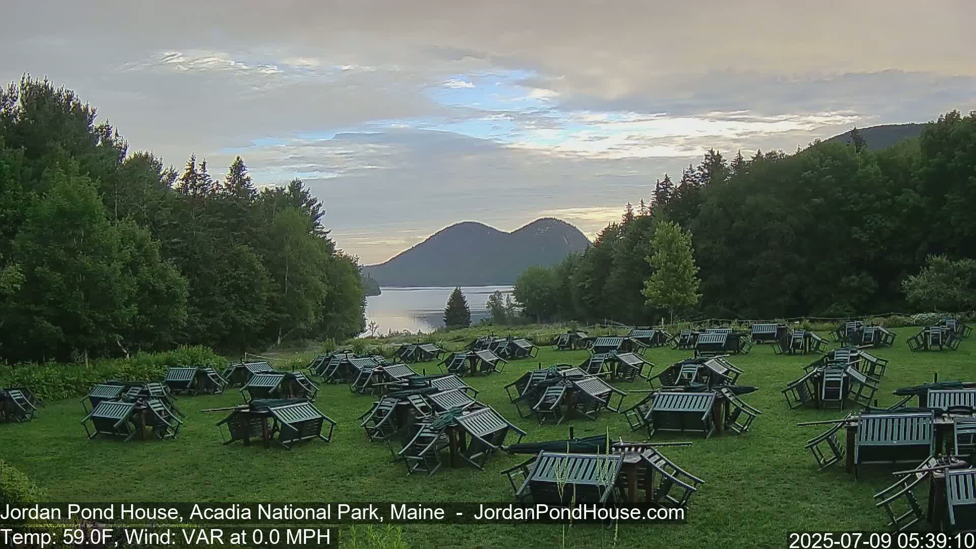 Acadia National Park, Jordan Pond Lake Live Cam - Seal Harbor, Hancock,  Maine, USA