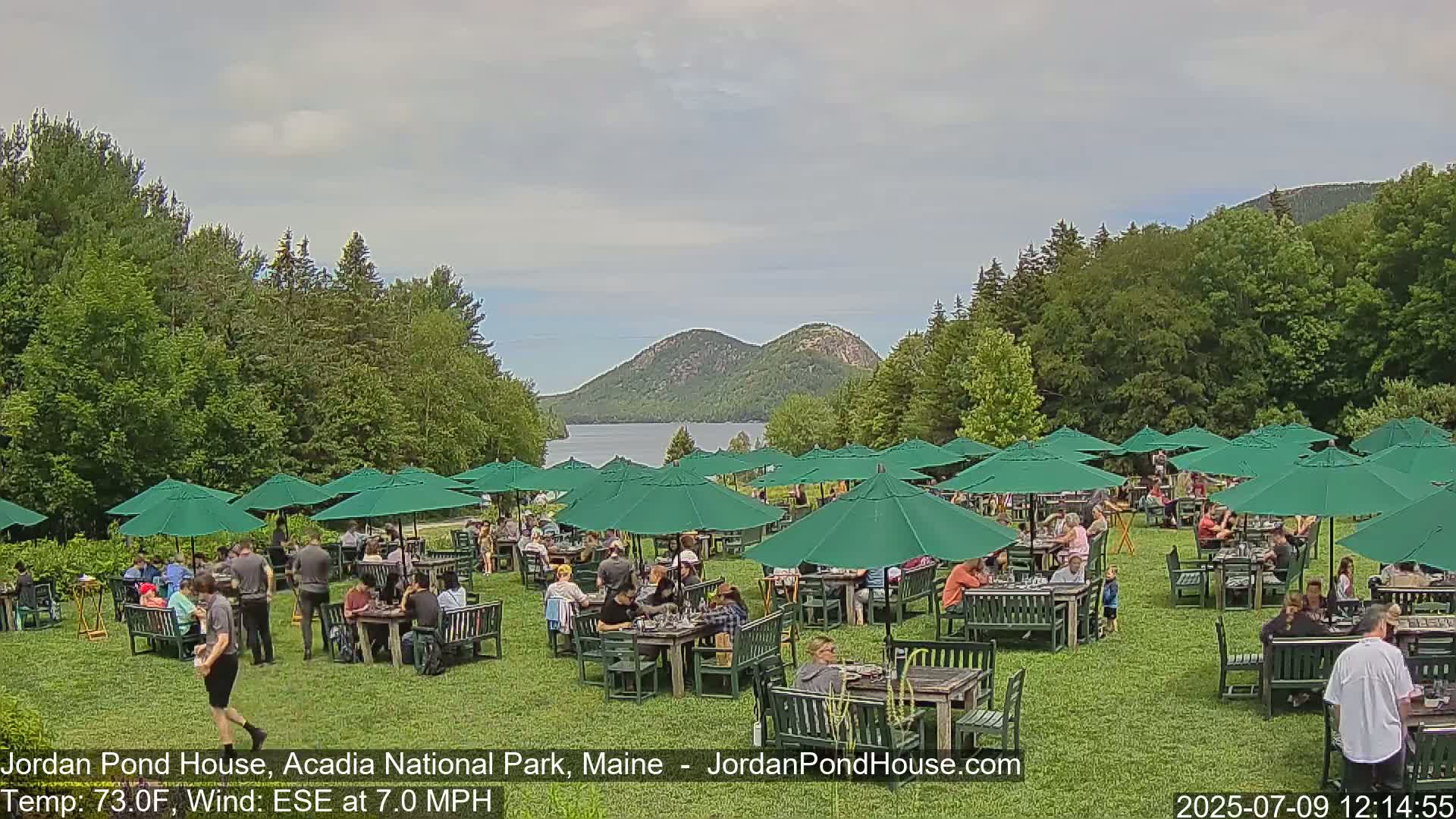 Acadia National Park, Jordan Pond Lake Live Cam - Seal Harbor, Hancock,  Maine, USA
