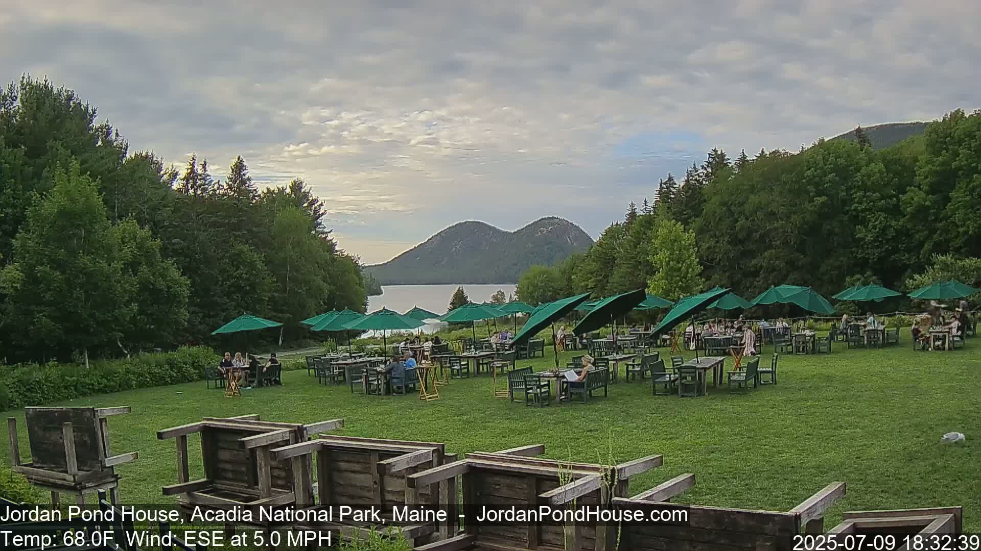 Acadia National Park, Jordan Pond Lake Live Cam - Seal Harbor, Hancock,  Maine, USA