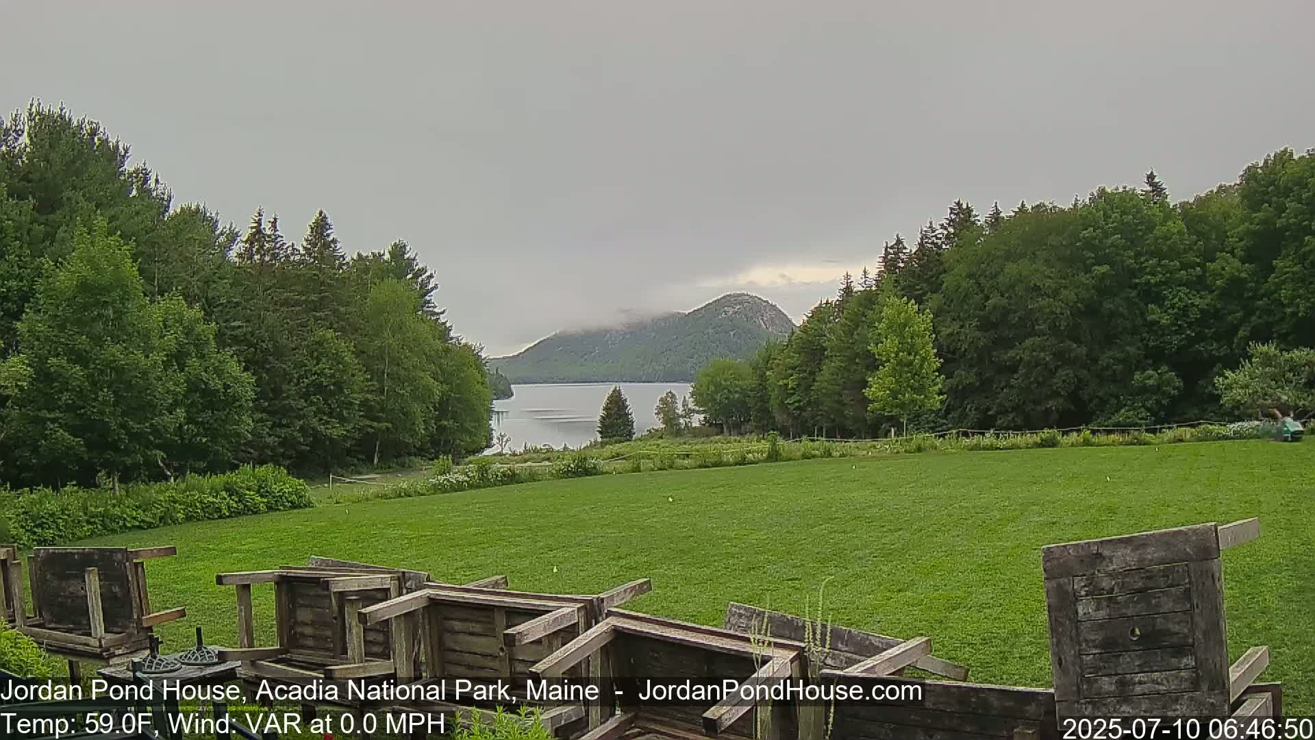 Acadia National Park, Jordan Pond Lake Live Cam - Seal Harbor, Hancock,  Maine, USA