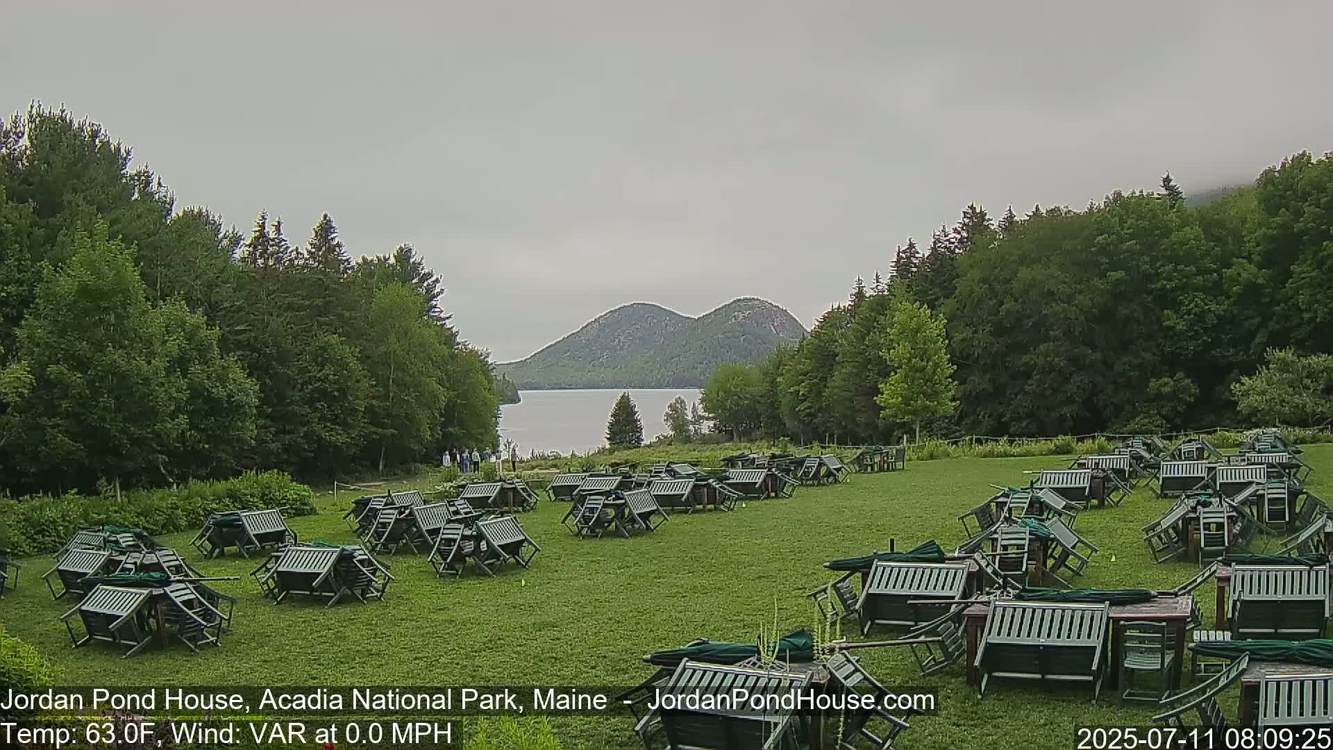 Acadia National Park, Jordan Pond Lake Live Cam - Seal Harbor, Hancock,  Maine, USA