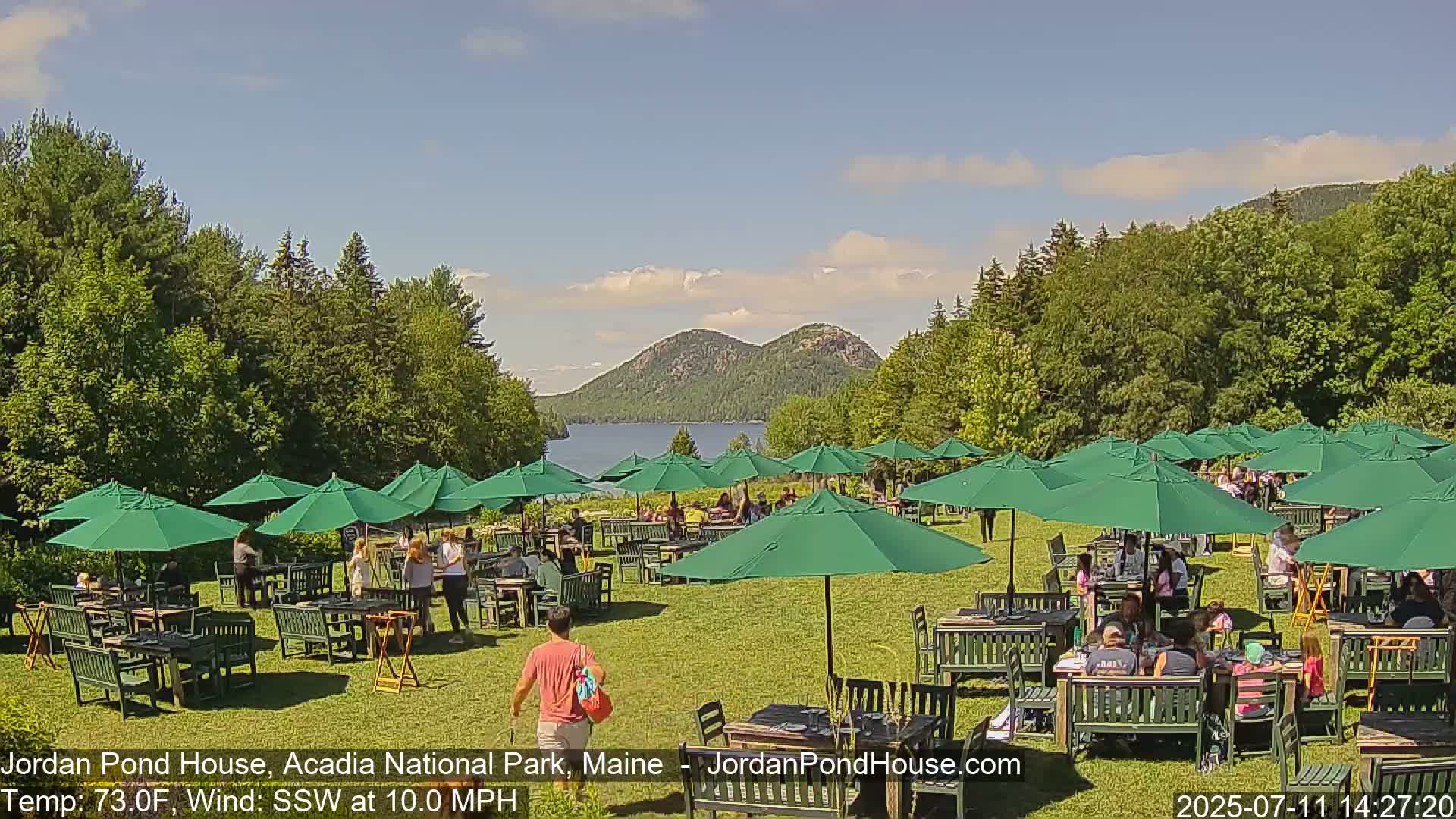Acadia National Park, Jordan Pond Lake Live Cam - Seal Harbor, Hancock,  Maine, USA