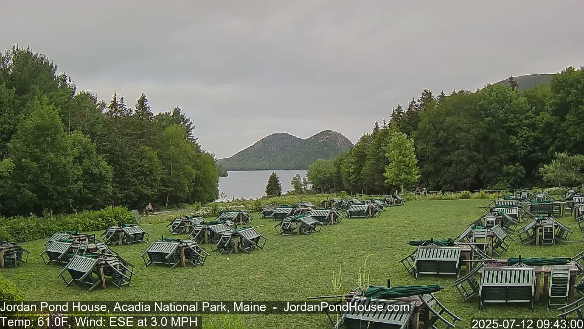 Acadia National Park, Jordan Pond Lake Live Cam - Seal Harbor, Hancock,  Maine, USA