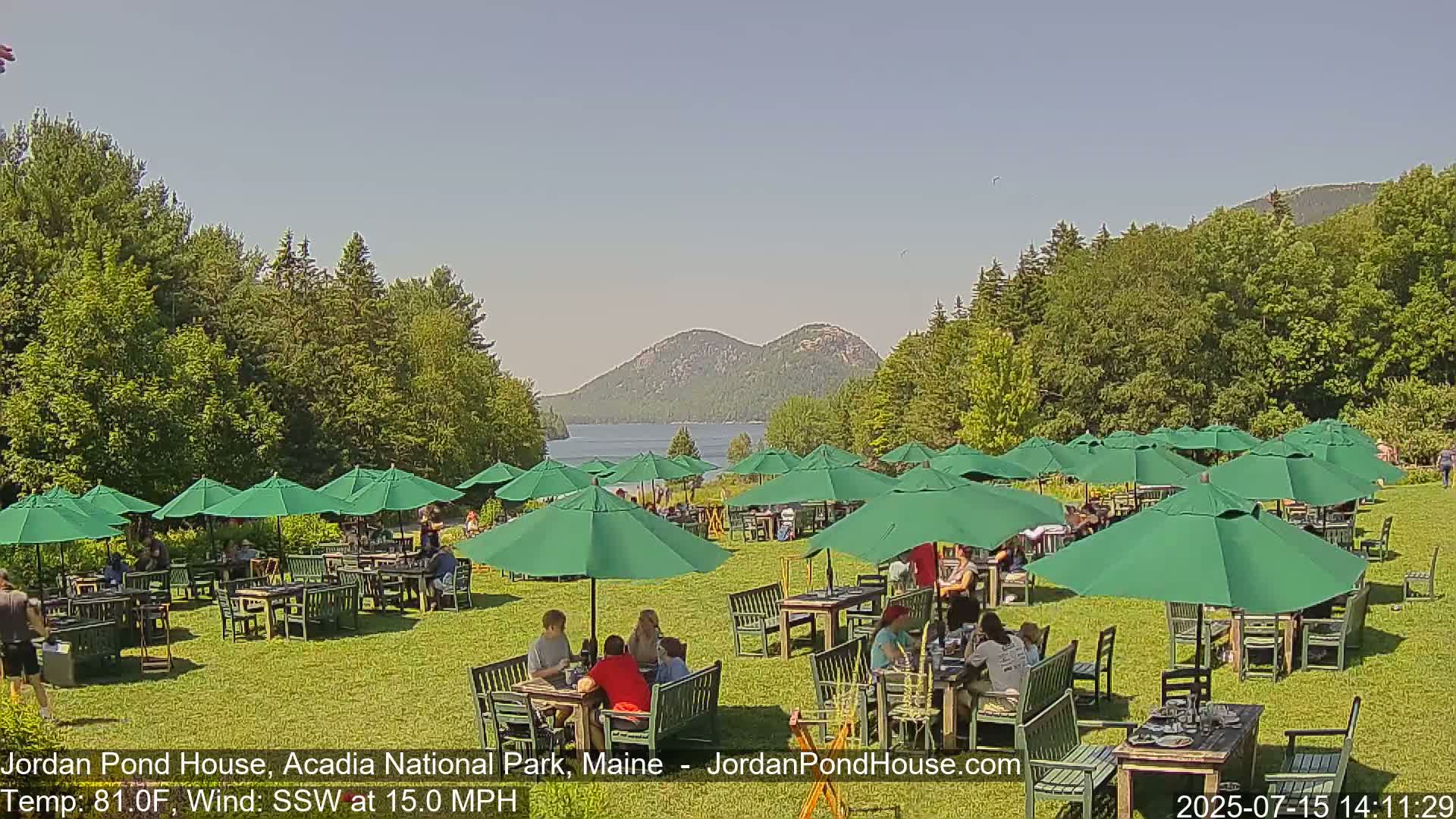 Acadia National Park, Jordan Pond Lake Live Cam - Seal Harbor, Hancock,  Maine, USA