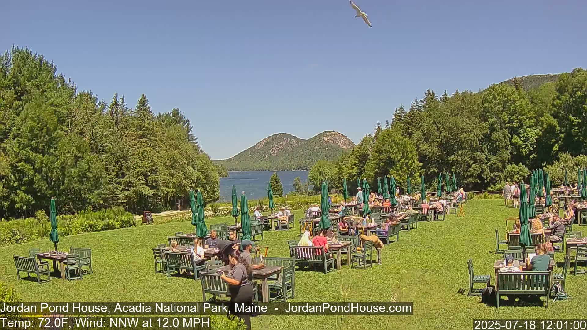 Acadia National Park, Jordan Pond Lake Live Cam - Seal Harbor, Hancock,  Maine, USA