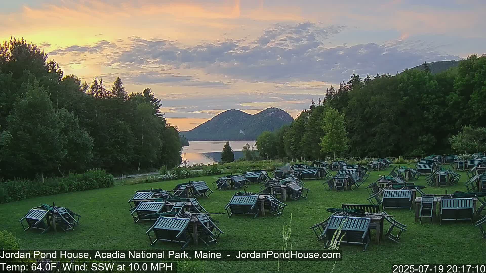 Acadia National Park, Jordan Pond Lake Live Cam - Seal Harbor, Hancock,  Maine, USA