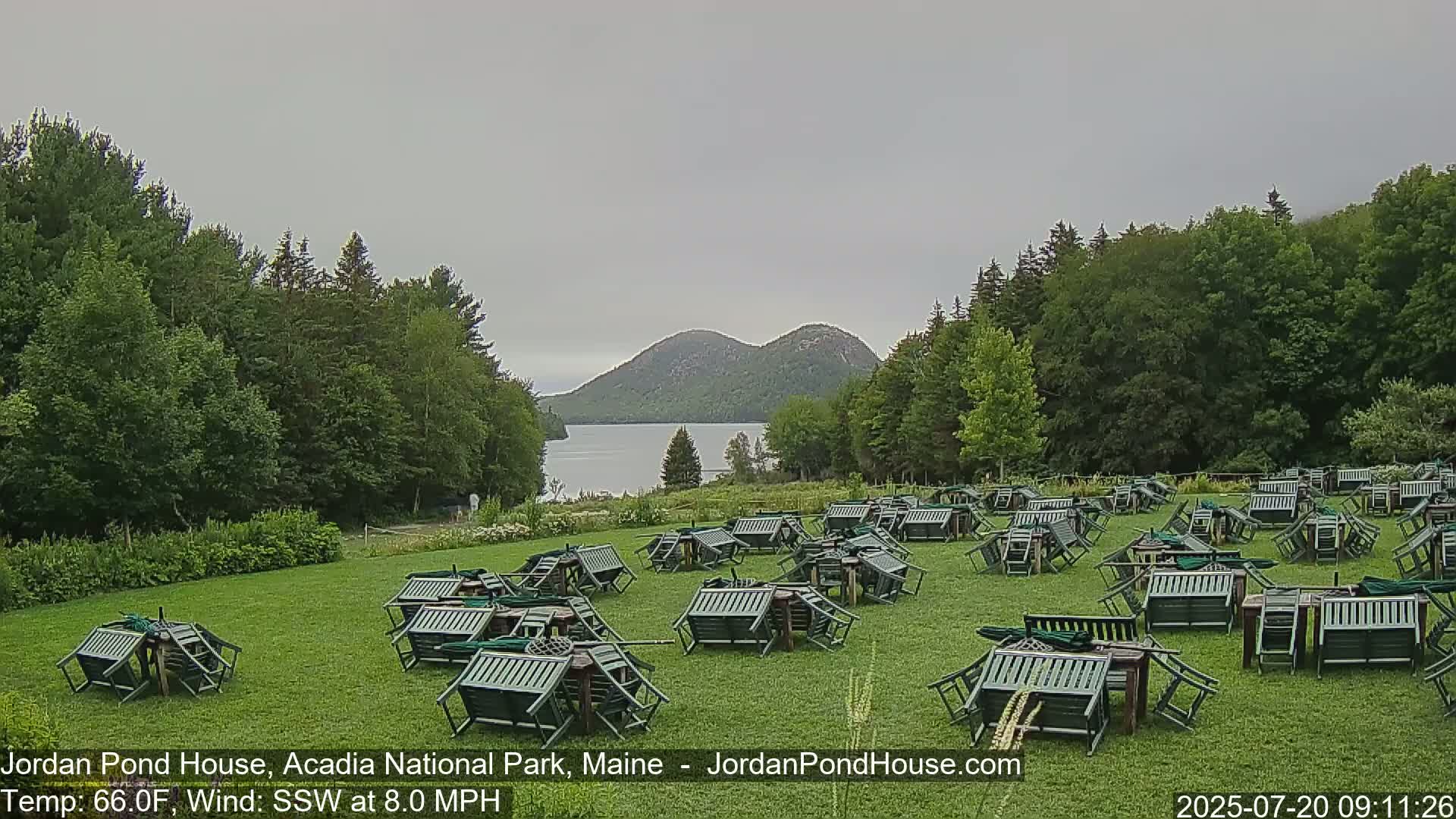 Acadia National Park, Jordan Pond Lake Live Cam - Seal Harbor, Hancock,  Maine, USA