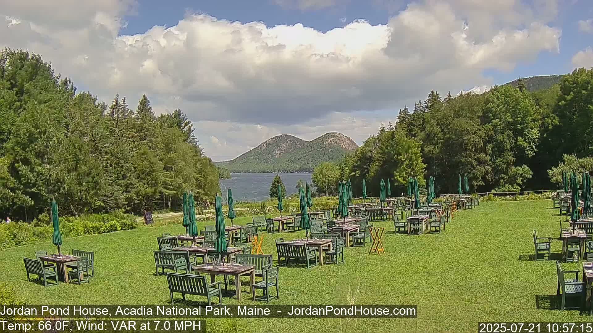 Acadia National Park, Jordan Pond Lake Live Cam - Seal Harbor, Hancock,  Maine, USA