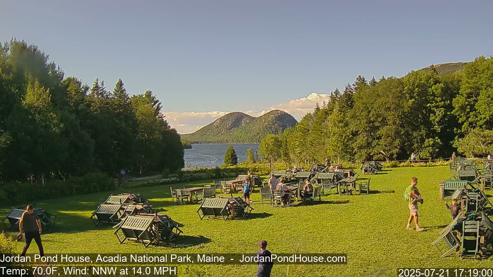 Acadia National Park, Jordan Pond Lake Live Cam - Seal Harbor, Hancock,  Maine, USA