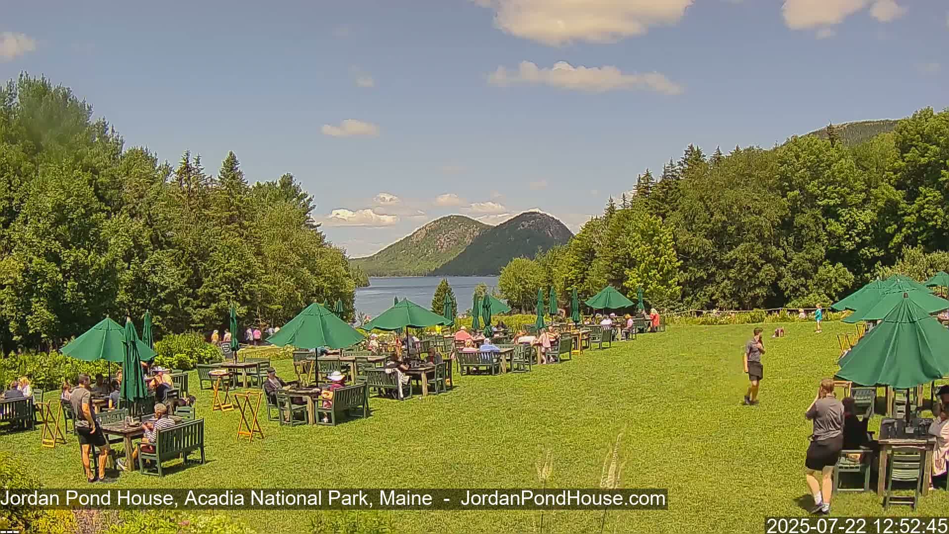 Acadia National Park, Jordan Pond Lake Live Cam - Seal Harbor, Hancock,  Maine, USA