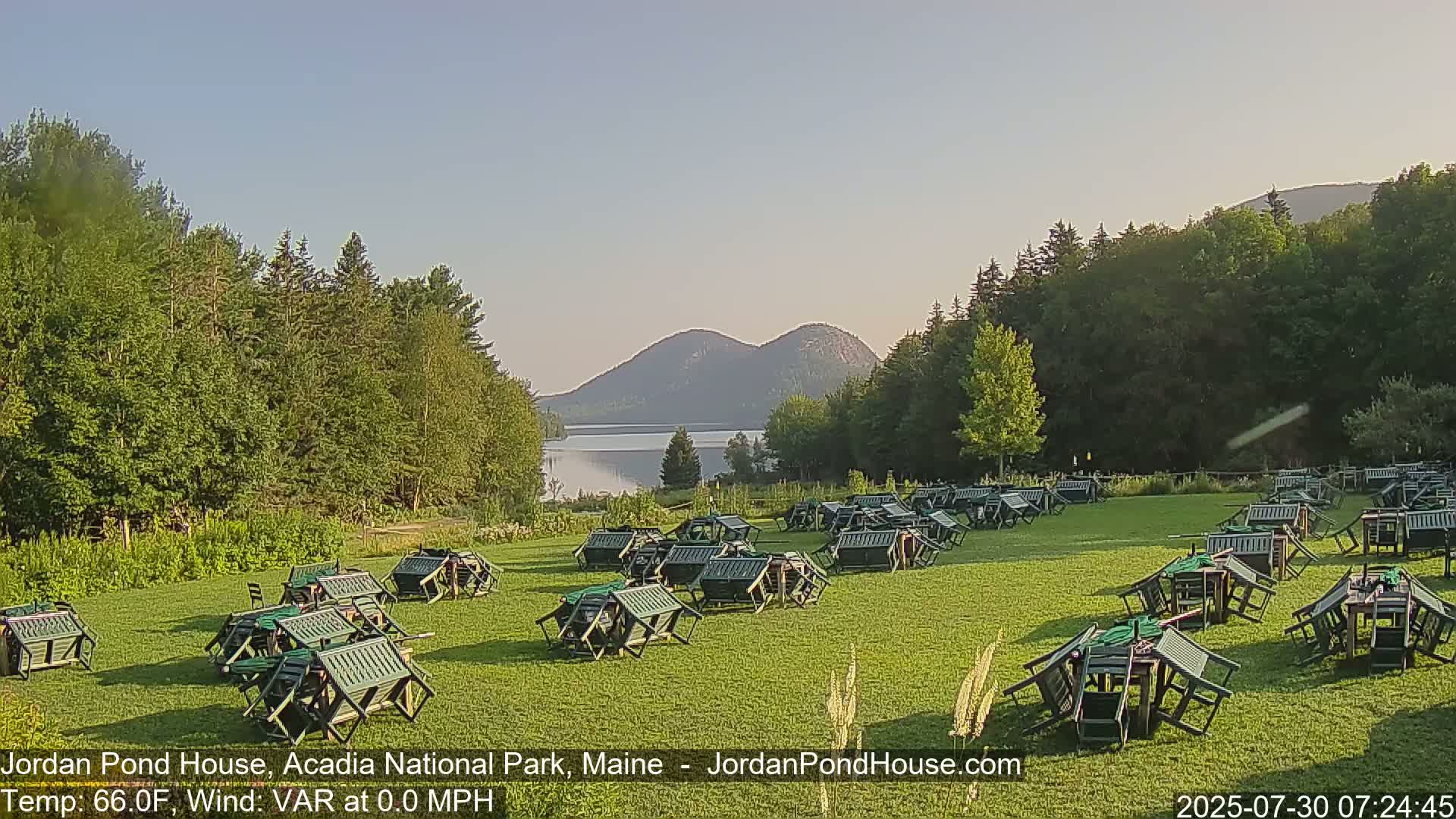 Acadia National Park, Jordan Pond Lake Live Cam - Seal Harbor, Hancock,  Maine, USA