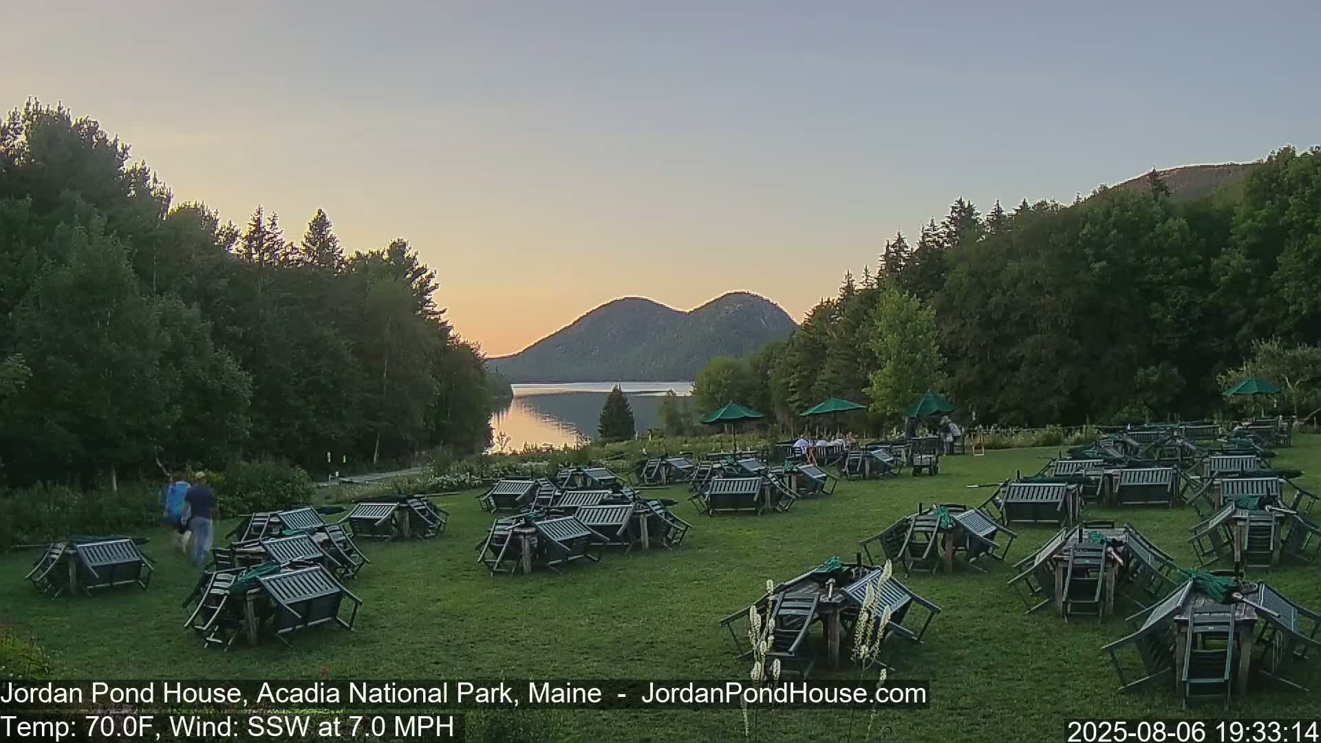 Acadia National Park, Jordan Pond Lake Live Cam - Seal Harbor, Hancock,  Maine, USA