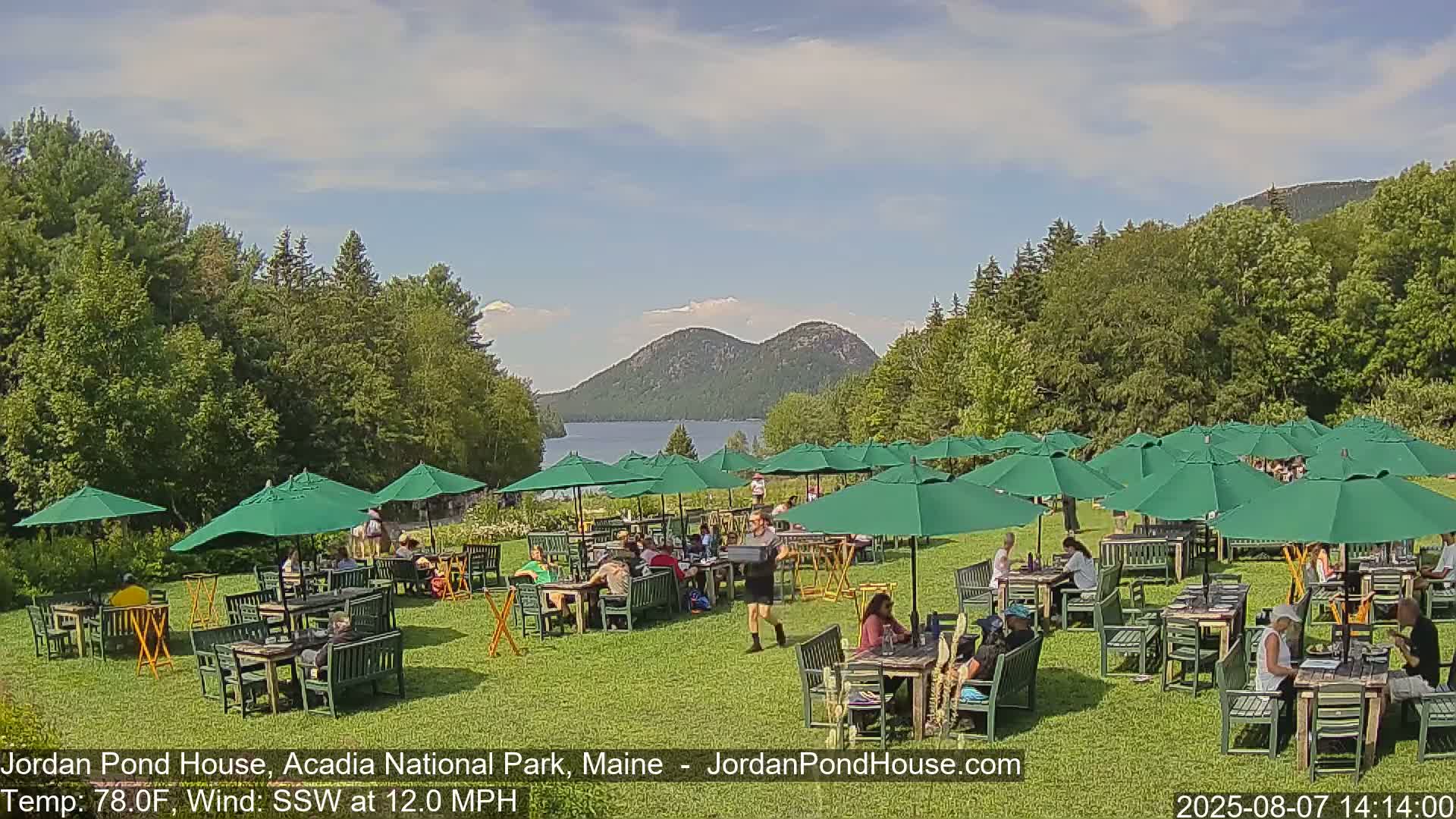 Acadia National Park, Jordan Pond Lake Live Cam - Seal Harbor, Hancock,  Maine, USA