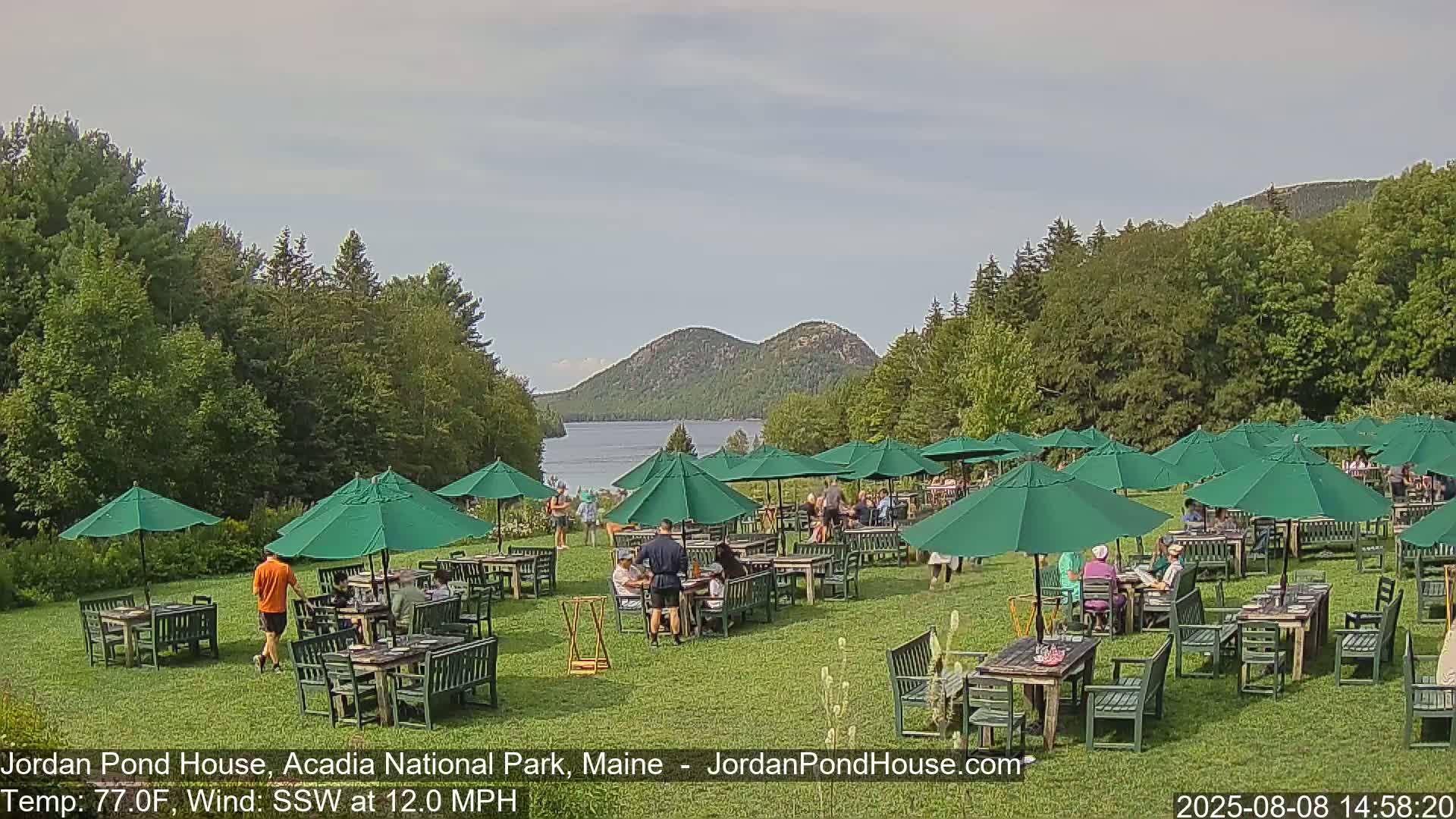 Acadia National Park, Jordan Pond Lake Live Cam - Seal Harbor, Hancock,  Maine, USA