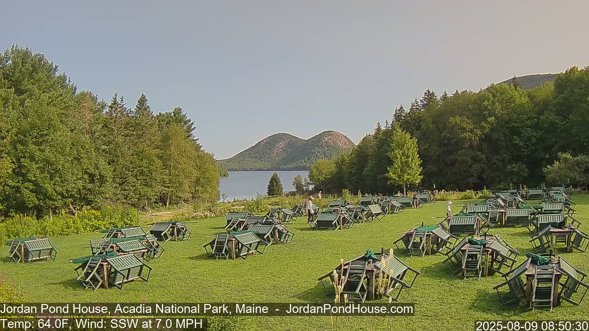 Acadia National Park, Jordan Pond Lake Live Cam - Seal Harbor, Hancock,  Maine, USA