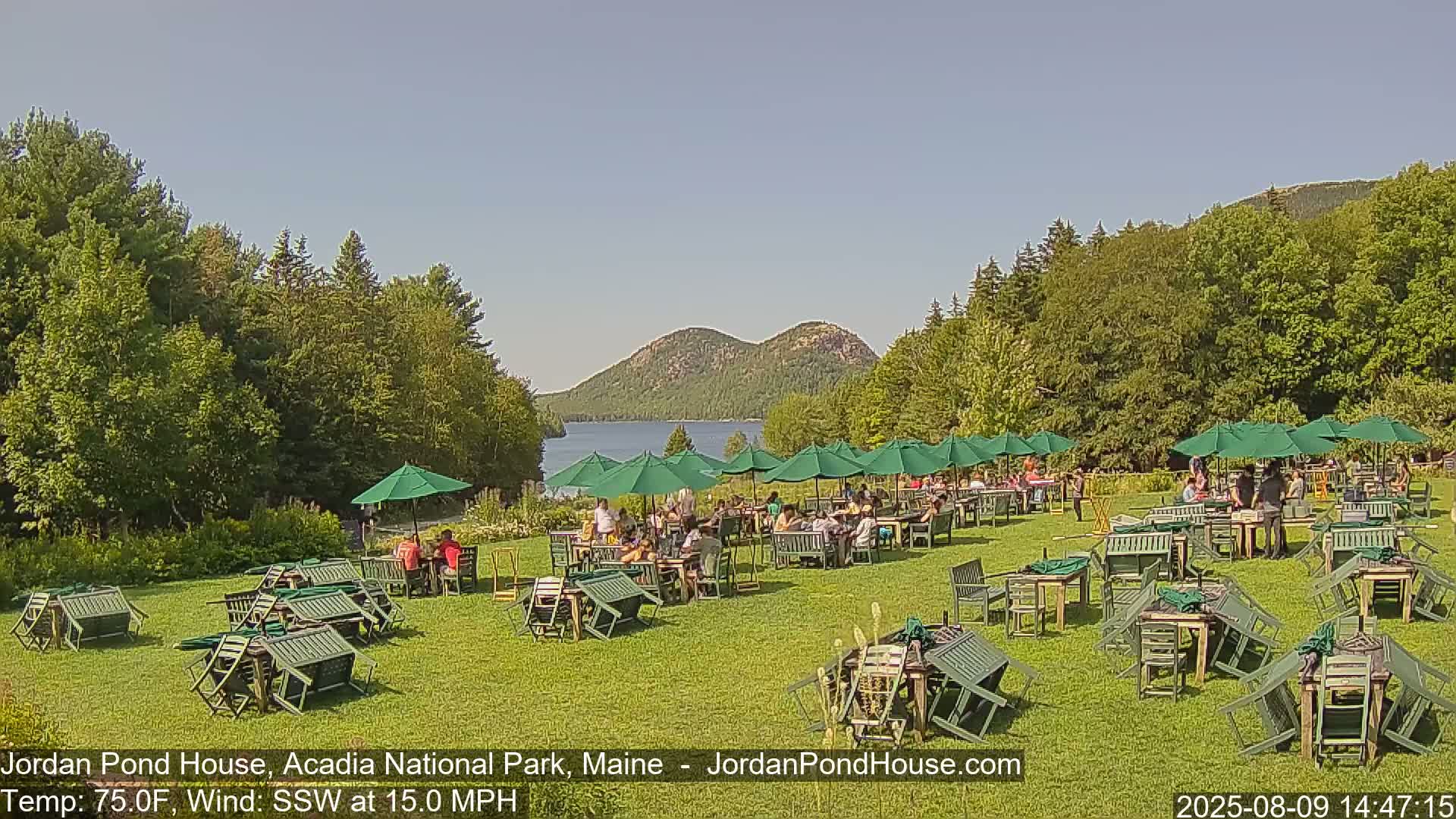 Acadia National Park, Jordan Pond Lake Live Cam - Seal Harbor, Hancock,  Maine, USA