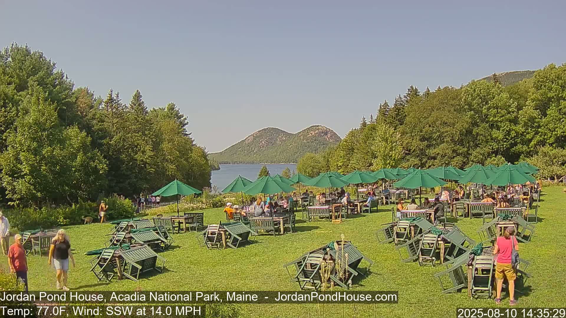 Acadia National Park, Jordan Pond Lake Live Cam - Seal Harbor, Hancock,  Maine, USA