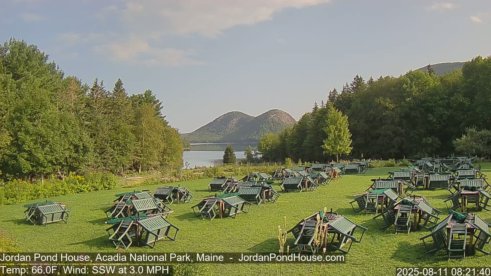 Acadia National Park, Jordan Pond Lake Live Cam - Seal Harbor, Hancock,  Maine, USA