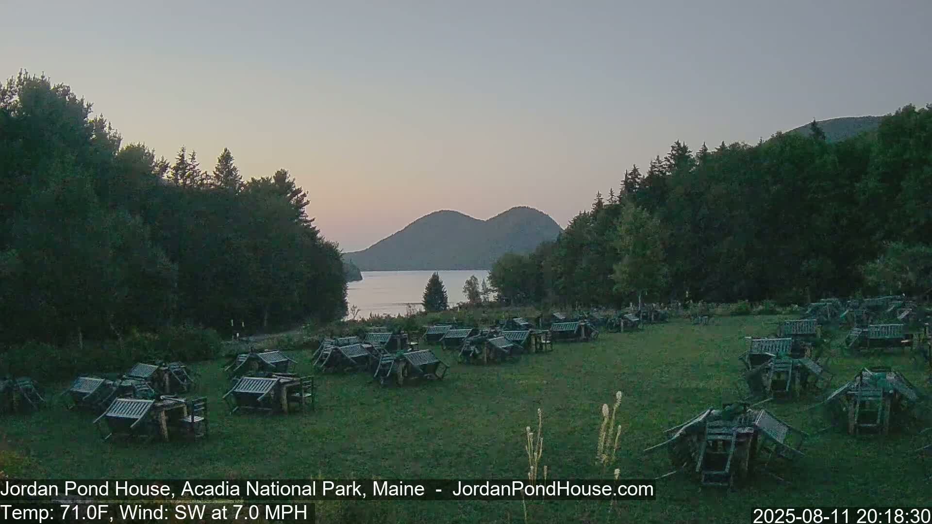 Acadia National Park, Jordan Pond Lake Live Cam - Seal Harbor, Hancock,  Maine, USA