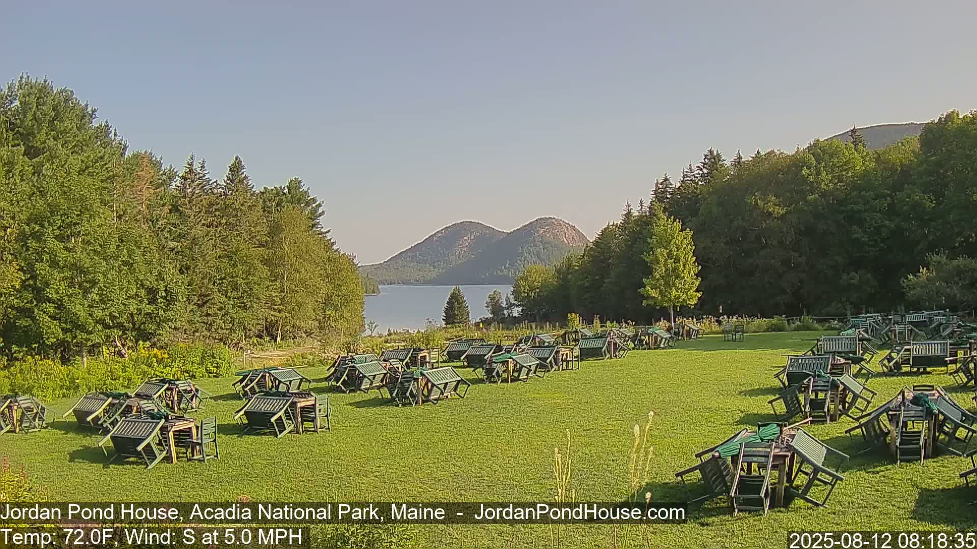Acadia National Park, Jordan Pond Lake Live Cam - Seal Harbor, Hancock,  Maine, USA