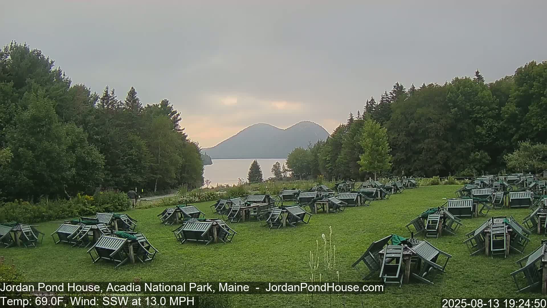 Acadia National Park, Jordan Pond Lake Live Cam - Seal Harbor, Hancock,  Maine, USA