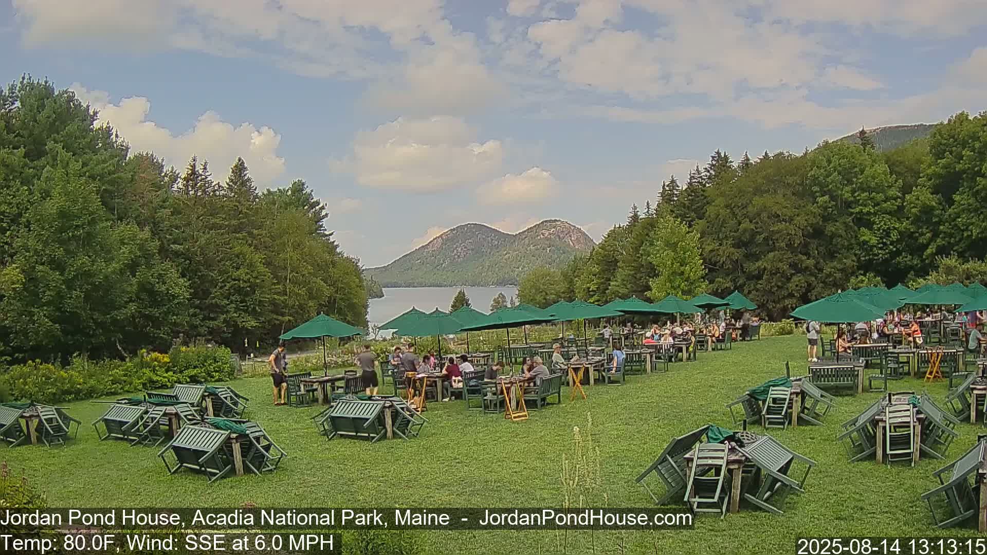 Acadia National Park, Jordan Pond Lake Live Cam - Seal Harbor, Hancock,  Maine, USA