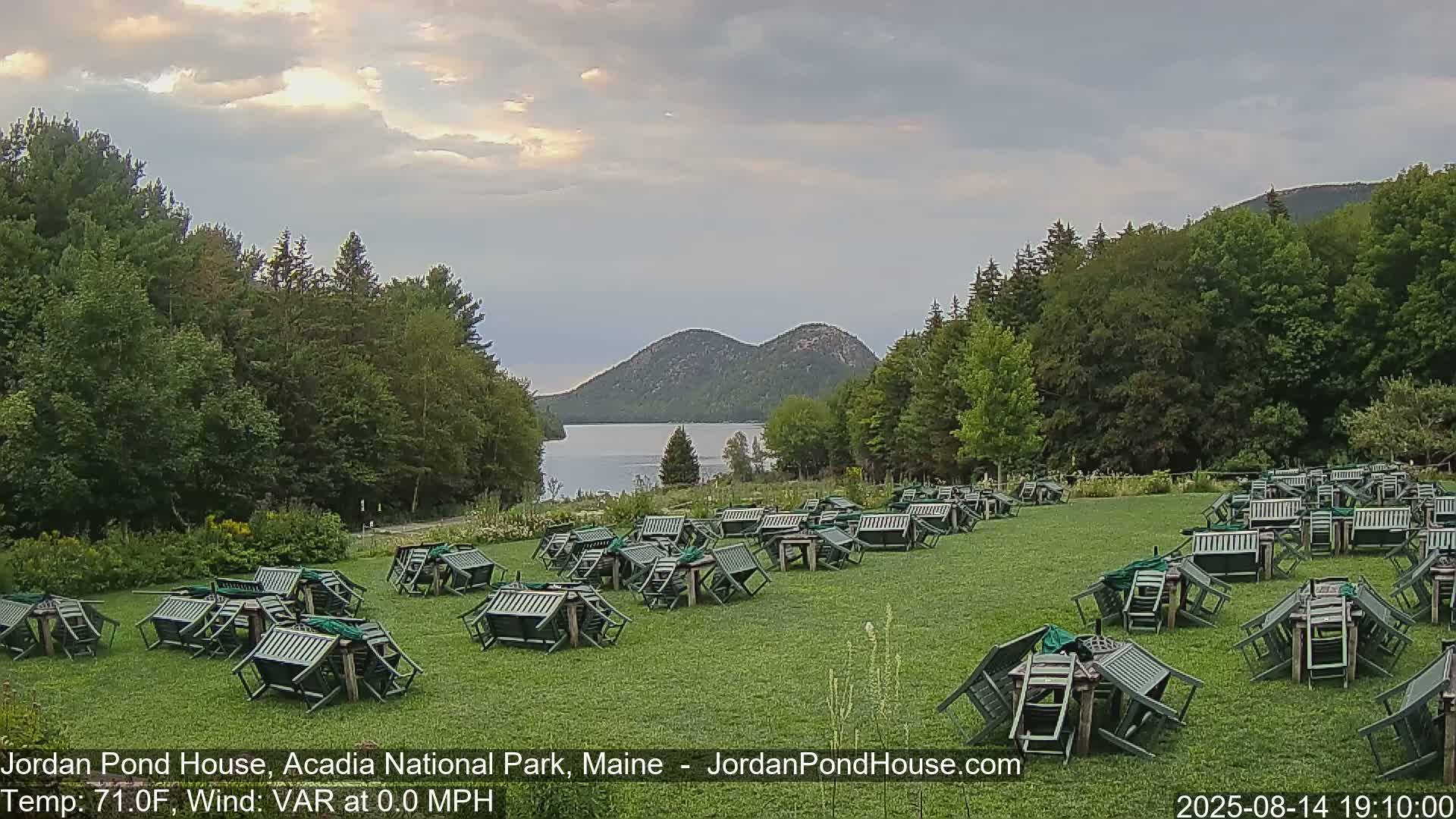 Acadia National Park, Jordan Pond Lake Live Cam - Seal Harbor, Hancock,  Maine, USA