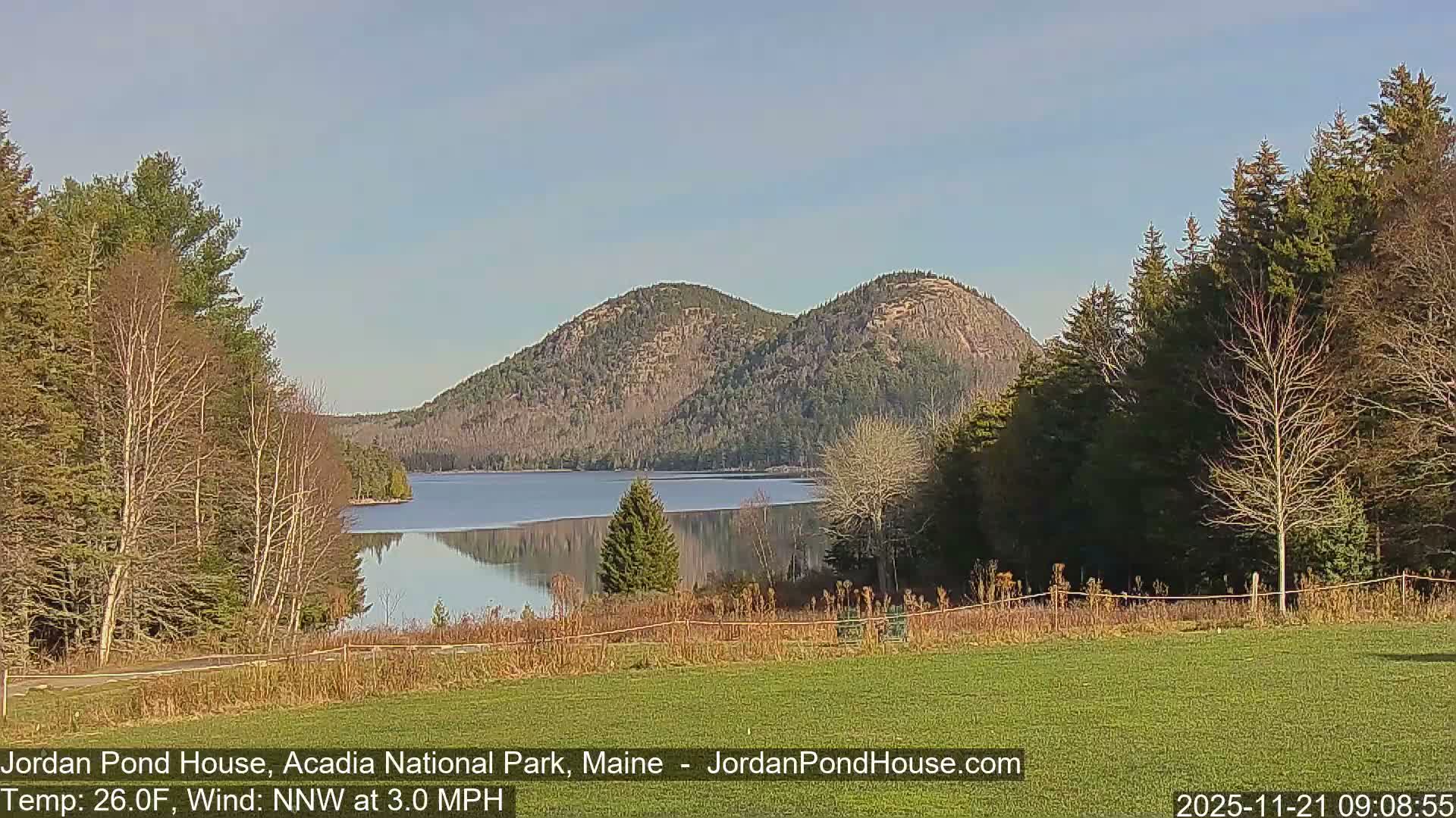 Acadia National Park, Jordan Pond Lake Live Cam - Seal Harbor, Hancock,  Maine, USA