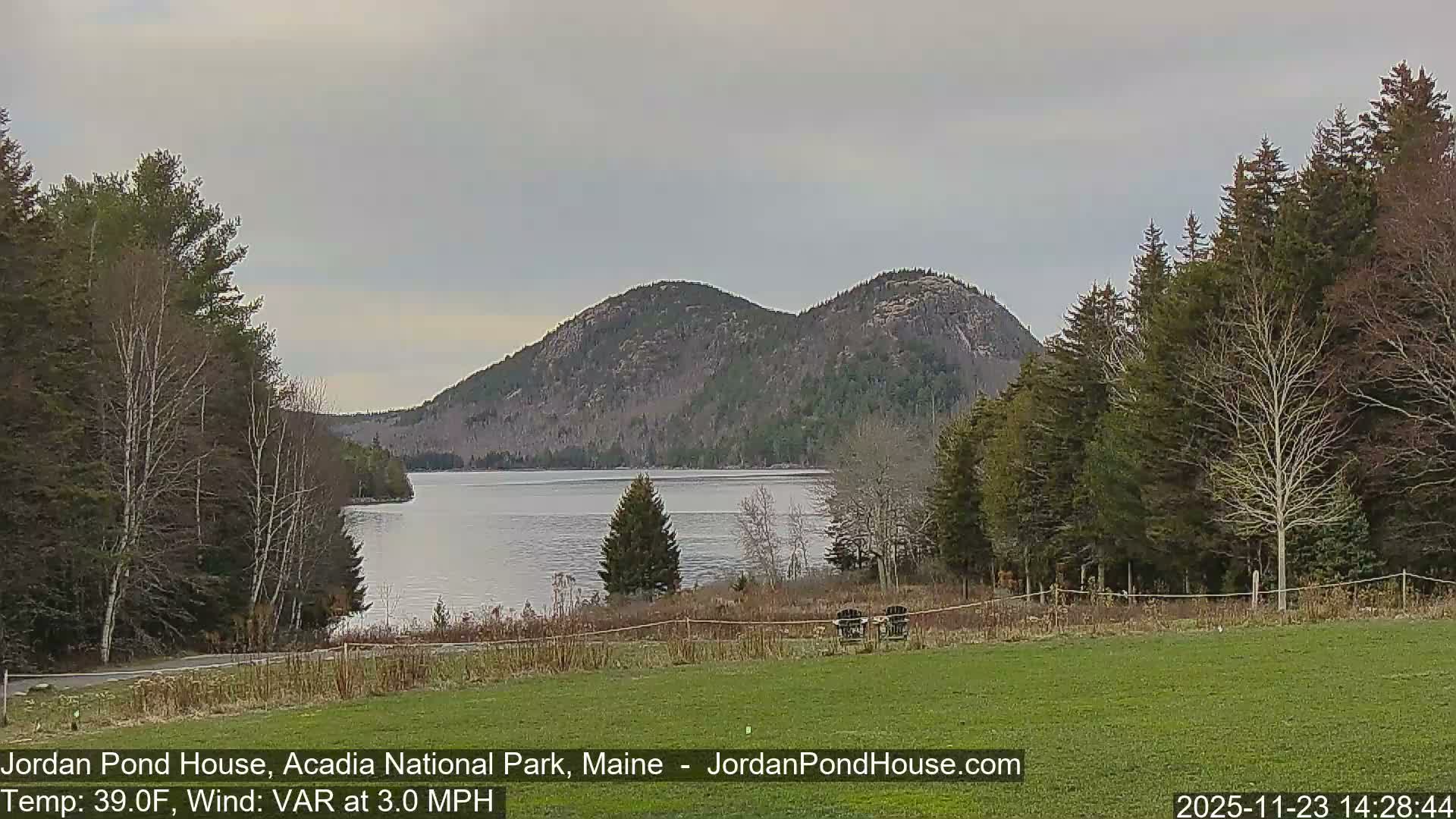 Acadia National Park, Jordan Pond Lake Live Cam - Seal Harbor, Hancock,  Maine, USA