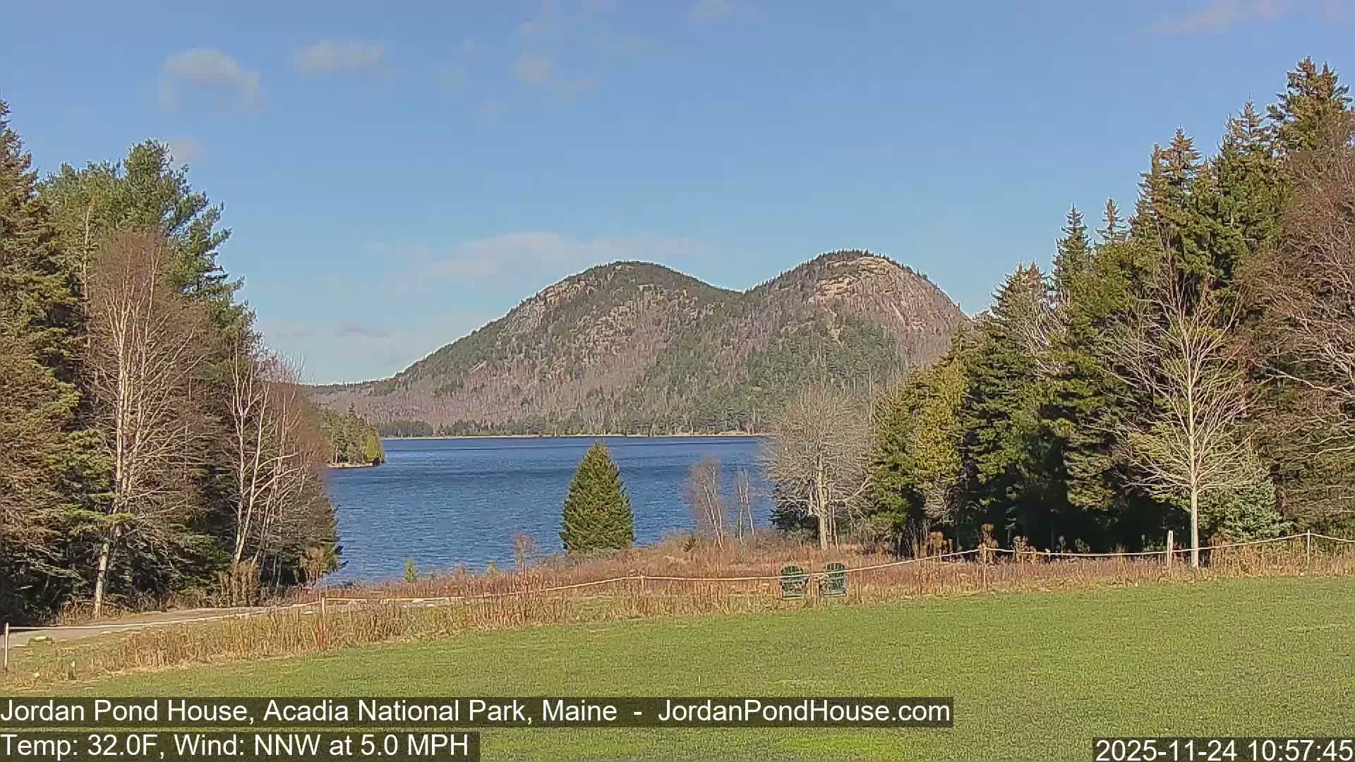 Acadia National Park, Jordan Pond Lake Live Cam - Seal Harbor, Hancock,  Maine, USA