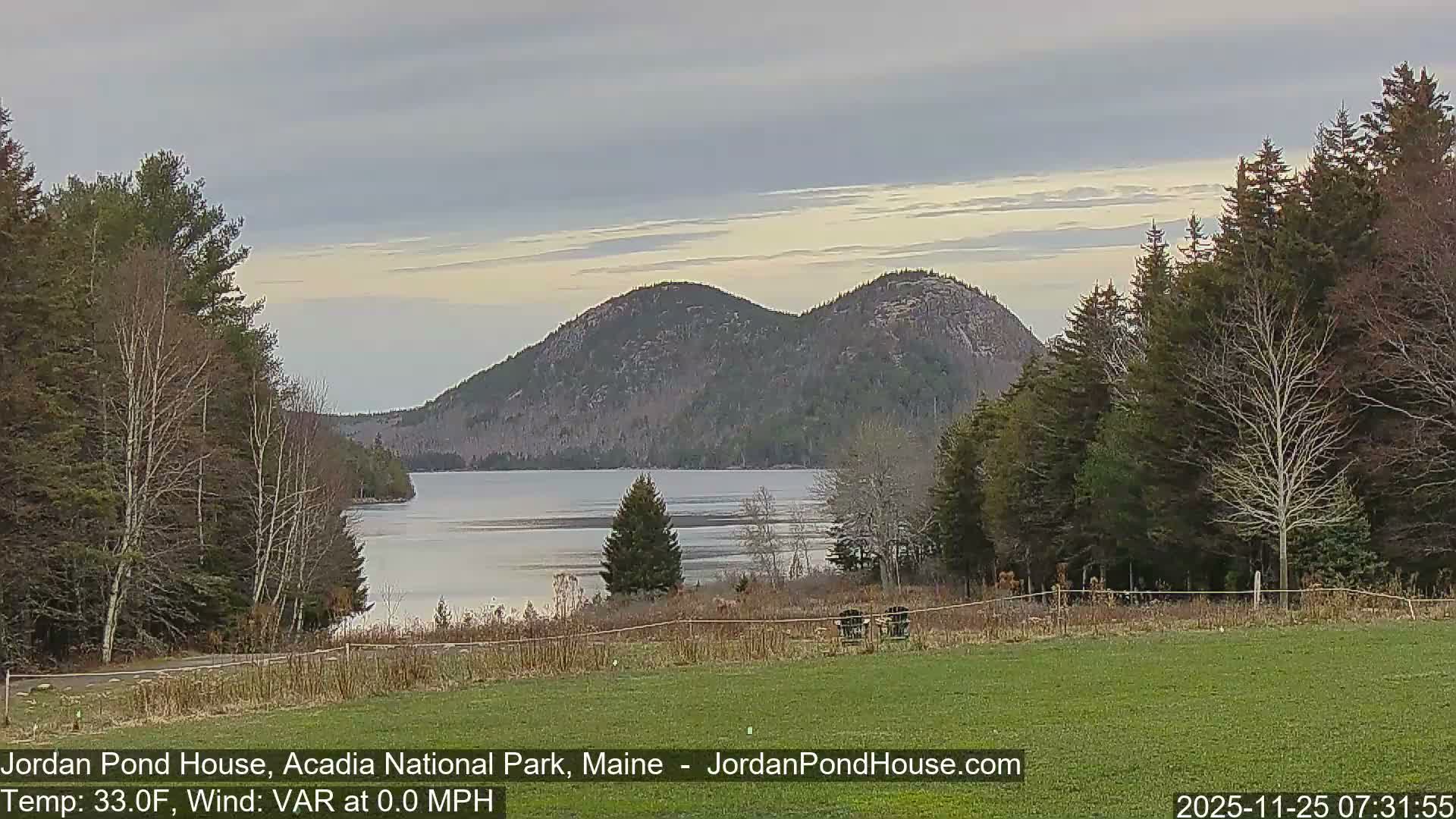 Acadia National Park, Jordan Pond Lake Live Cam - Seal Harbor, Hancock,  Maine, USA