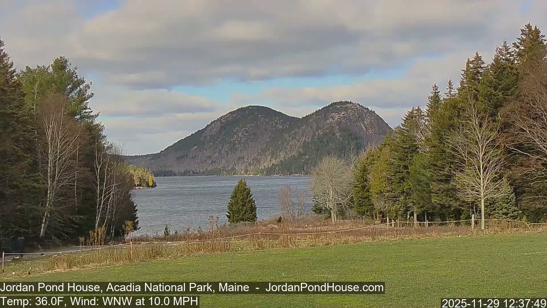 Acadia National Park, Jordan Pond Lake Live Cam - Seal Harbor, Hancock,  Maine, USA