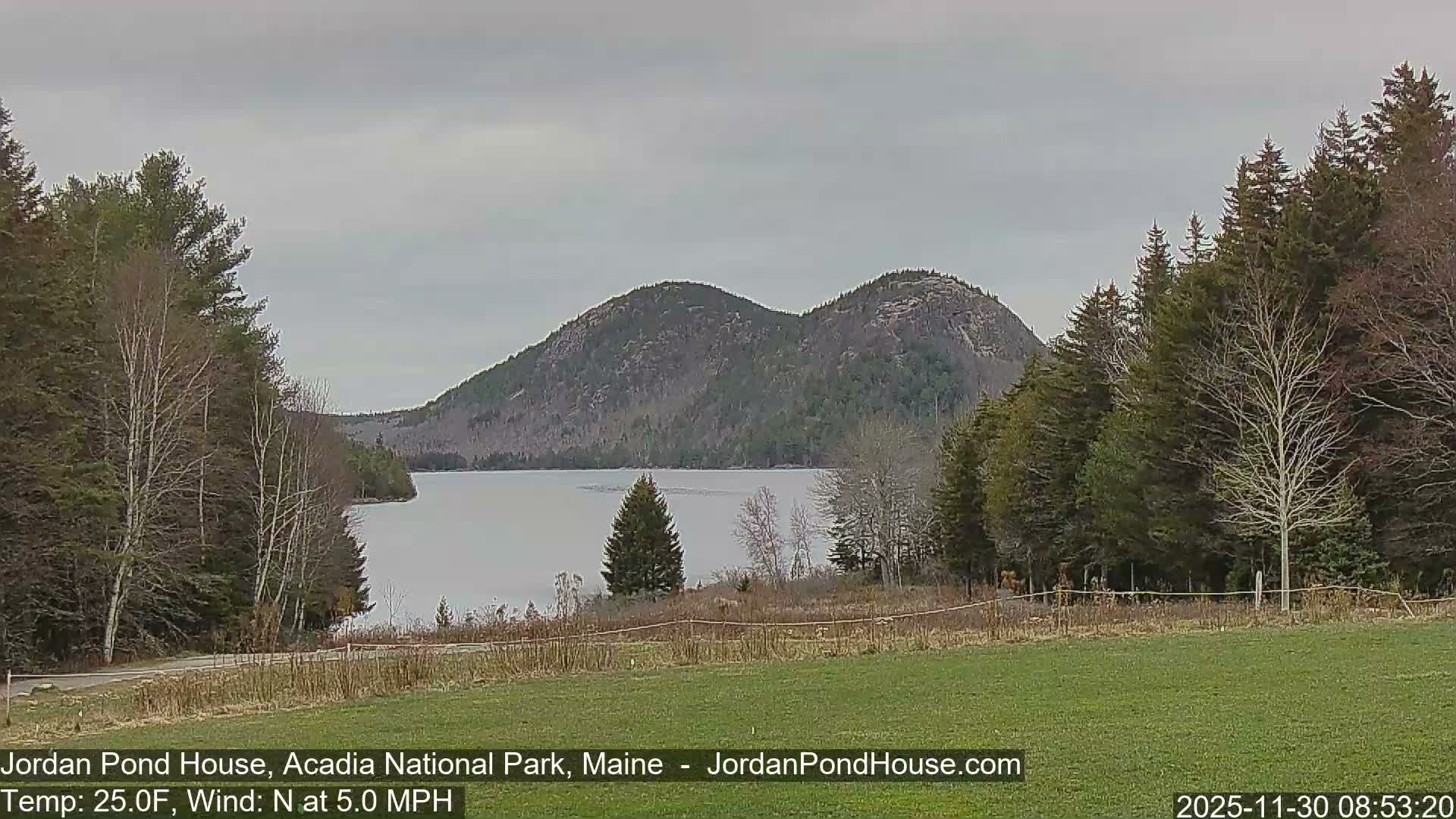 Acadia National Park, Jordan Pond Lake Live Cam - Seal Harbor, Hancock,  Maine, USA