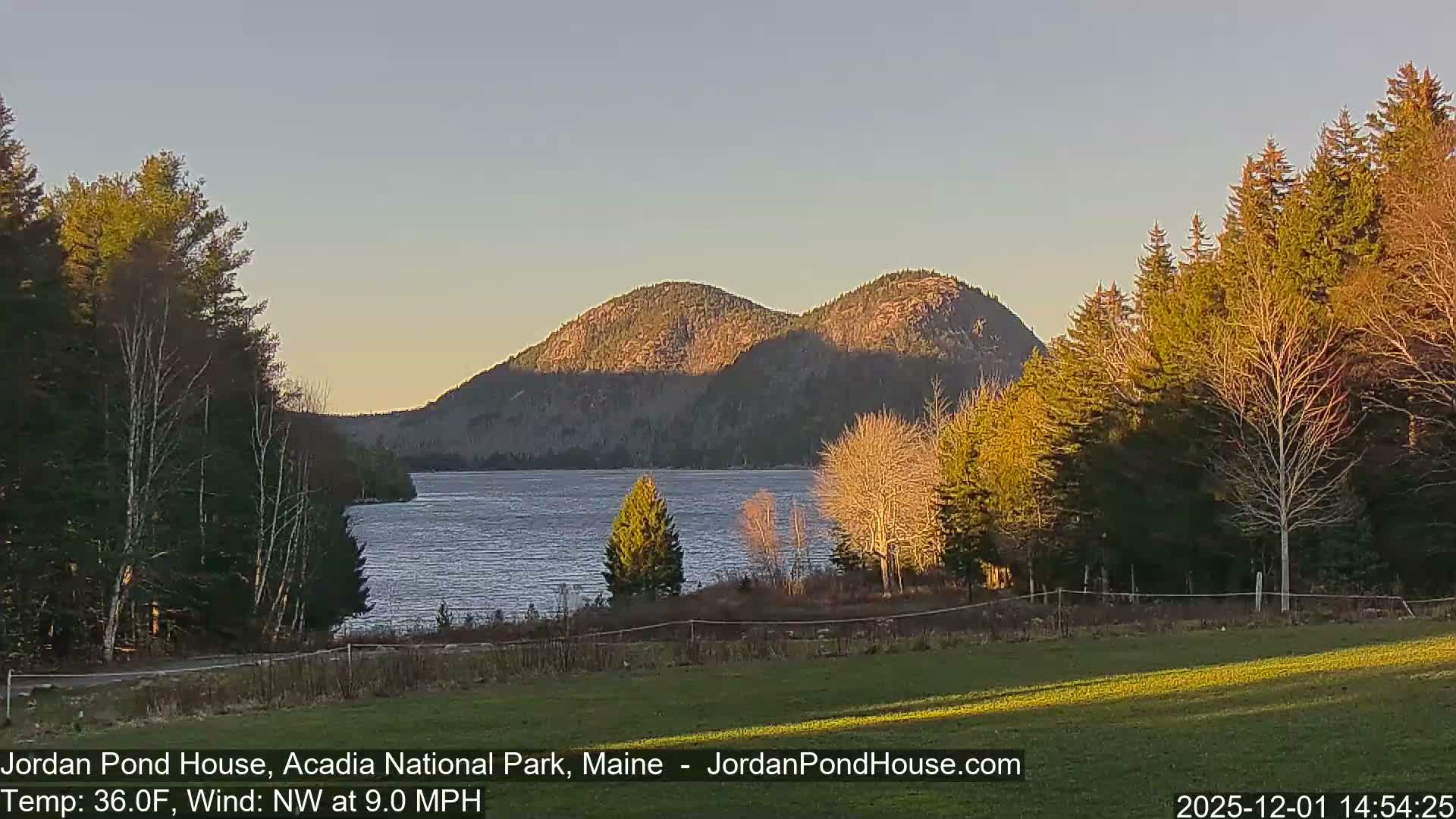 Acadia National Park, Jordan Pond Lake Live Cam - Seal Harbor, Hancock,  Maine, USA