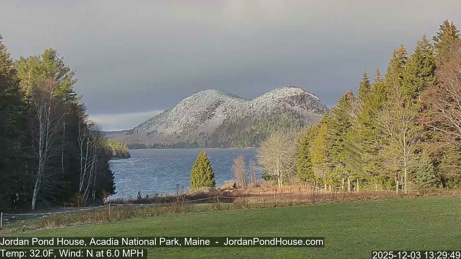 Acadia National Park, Jordan Pond Lake Live Cam - Seal Harbor, Hancock,  Maine, USA