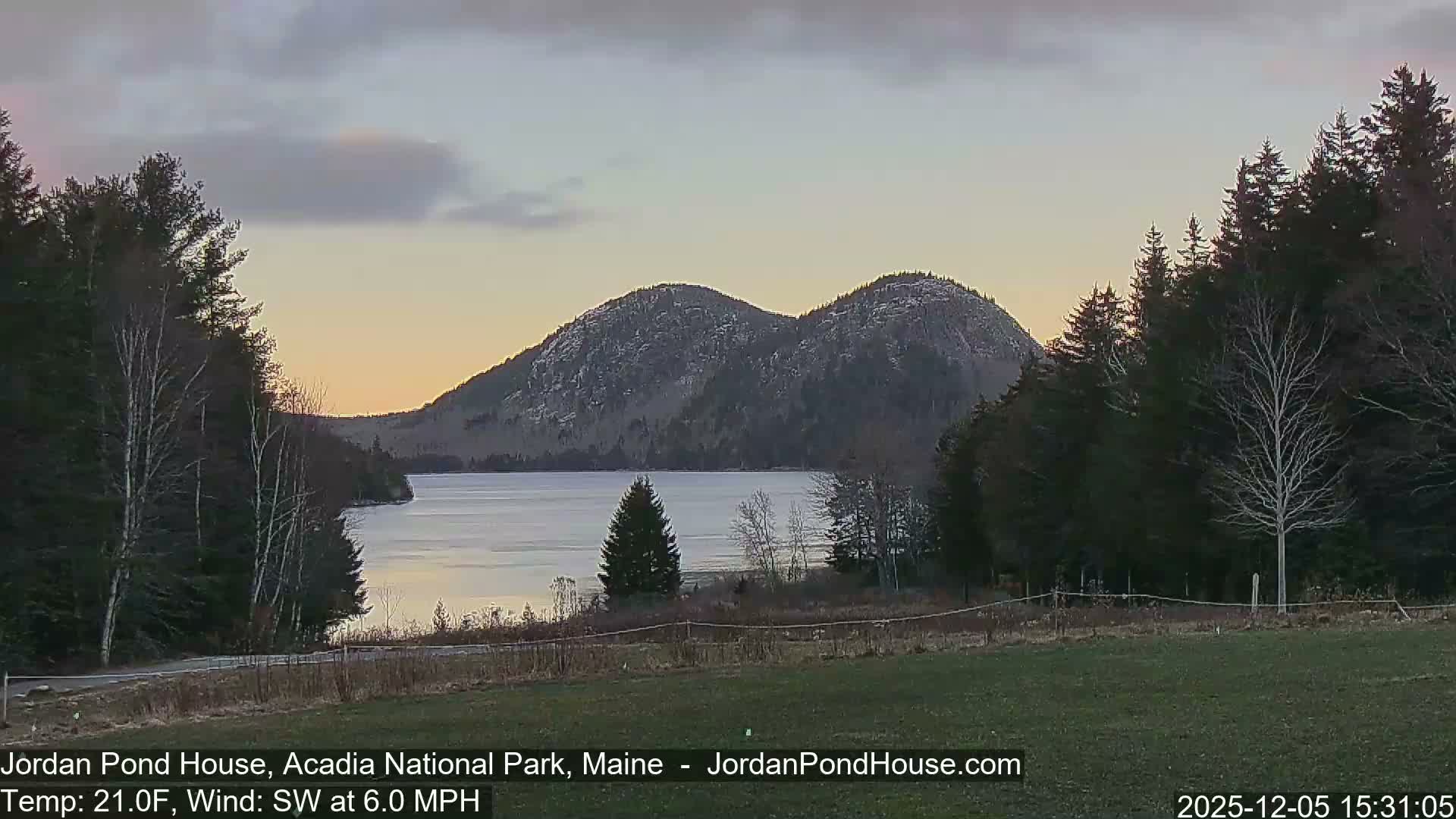 Acadia National Park, Jordan Pond Lake Live Cam - Seal Harbor, Hancock,  Maine, USA