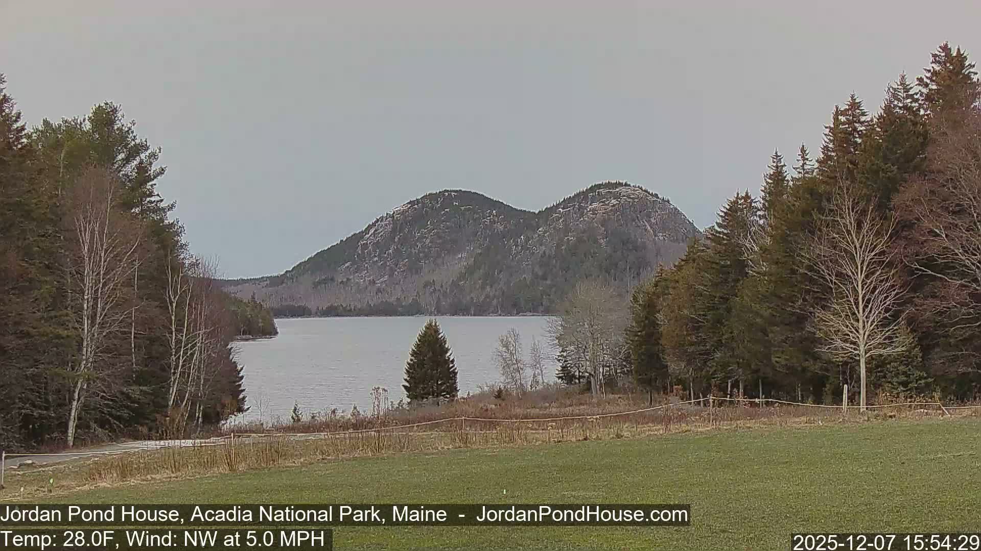 Acadia National Park, Jordan Pond Lake Live Cam - Seal Harbor, Hancock,  Maine, USA