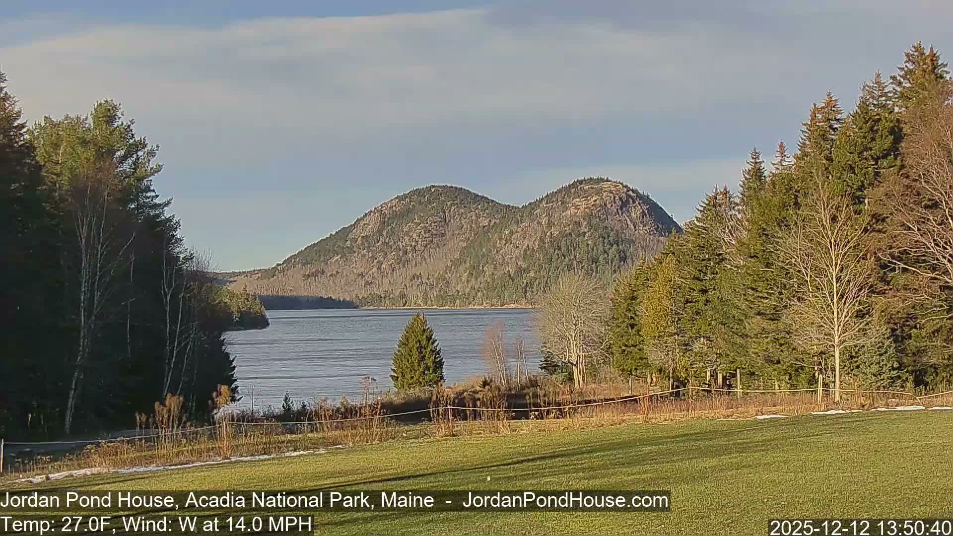 Acadia National Park, Jordan Pond Lake Live Cam - Seal Harbor, Hancock,  Maine, USA