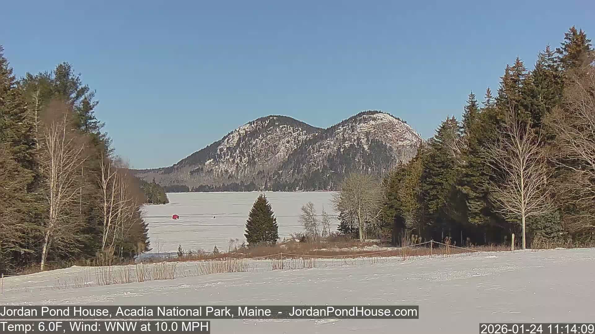 Acadia National Park, Jordan Pond Lake Live Cam - Seal Harbor, Hancock,  Maine, USA
