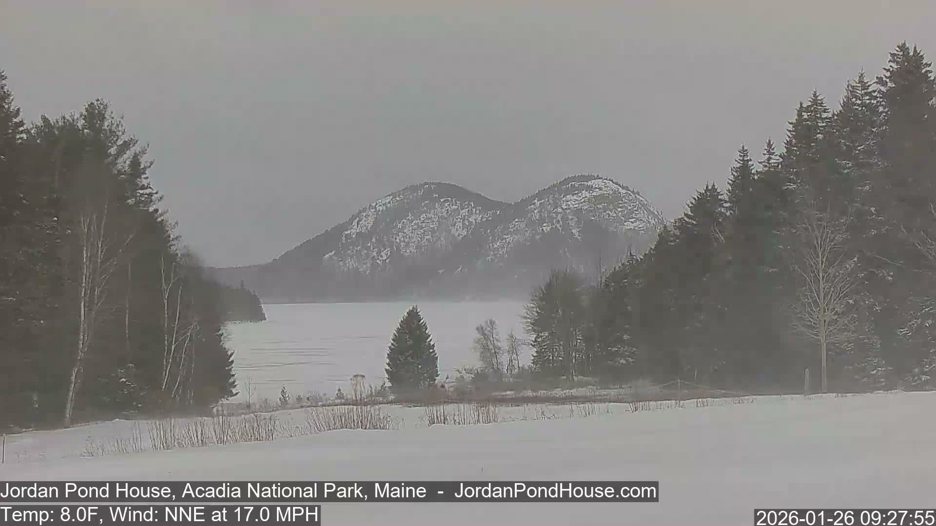 Acadia National Park, Jordan Pond Lake Live Cam - Seal Harbor, Hancock,  Maine, USA