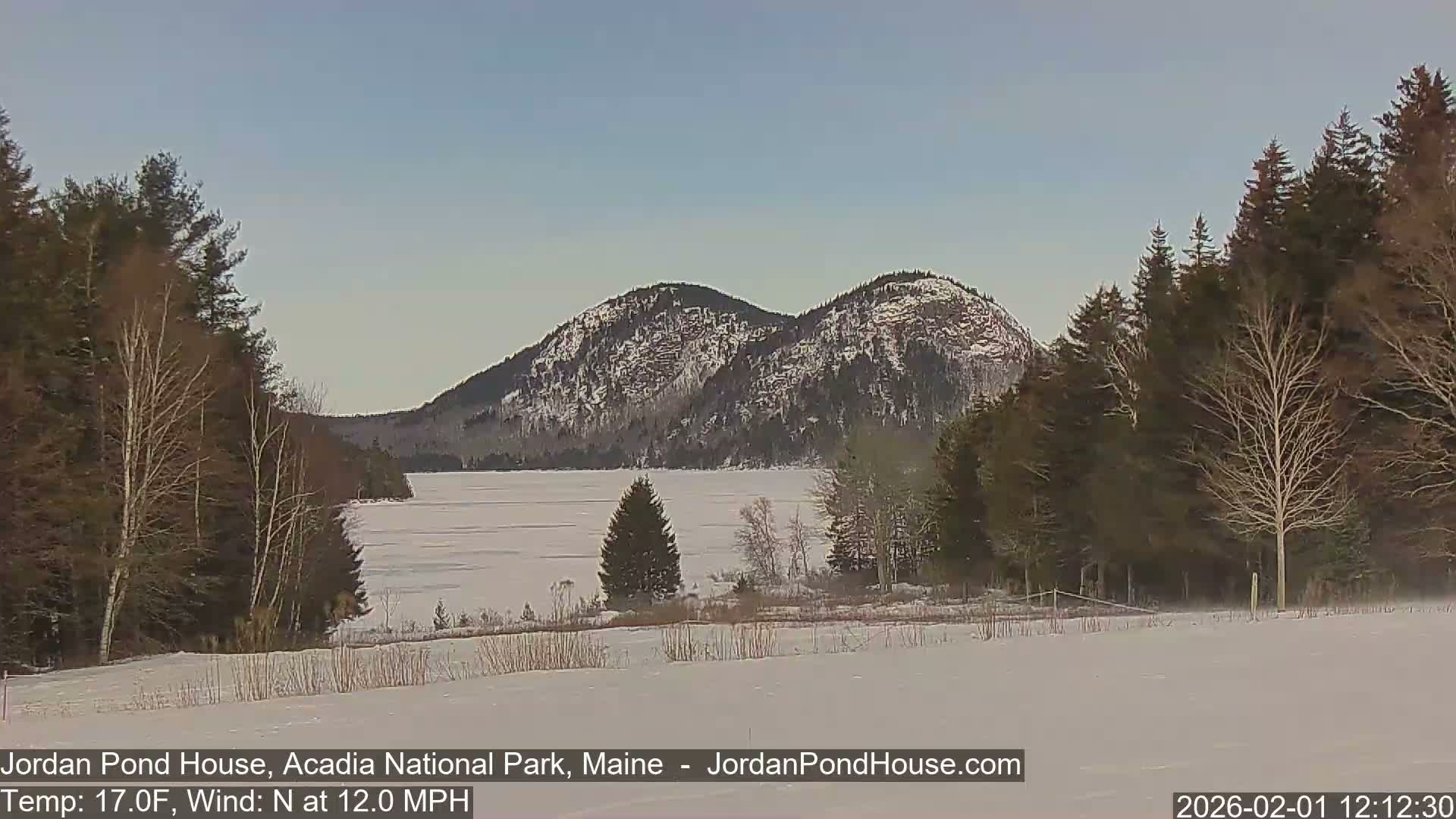 Acadia National Park, Jordan Pond Lake Live Cam - Seal Harbor, Hancock,  Maine, USA