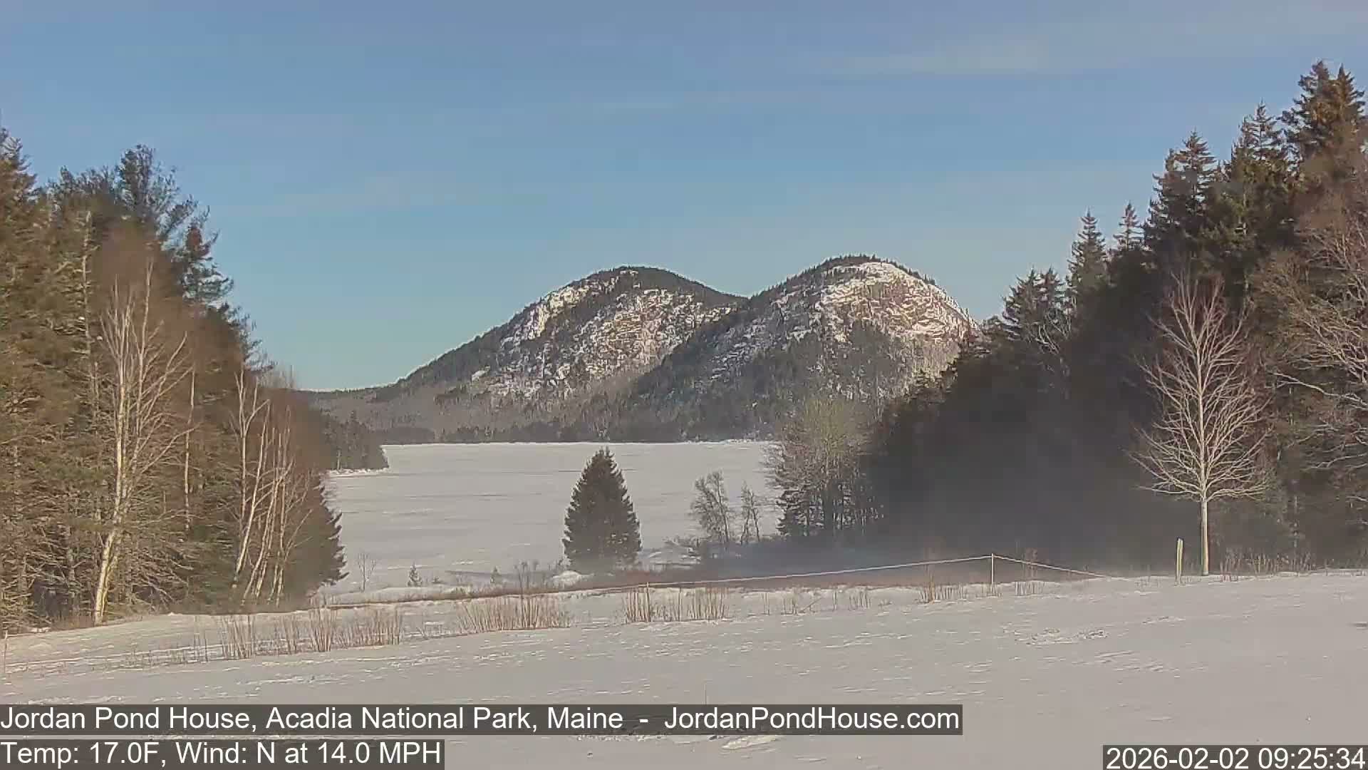 Acadia National Park, Jordan Pond Lake Live Cam - Seal Harbor, Hancock,  Maine, USA