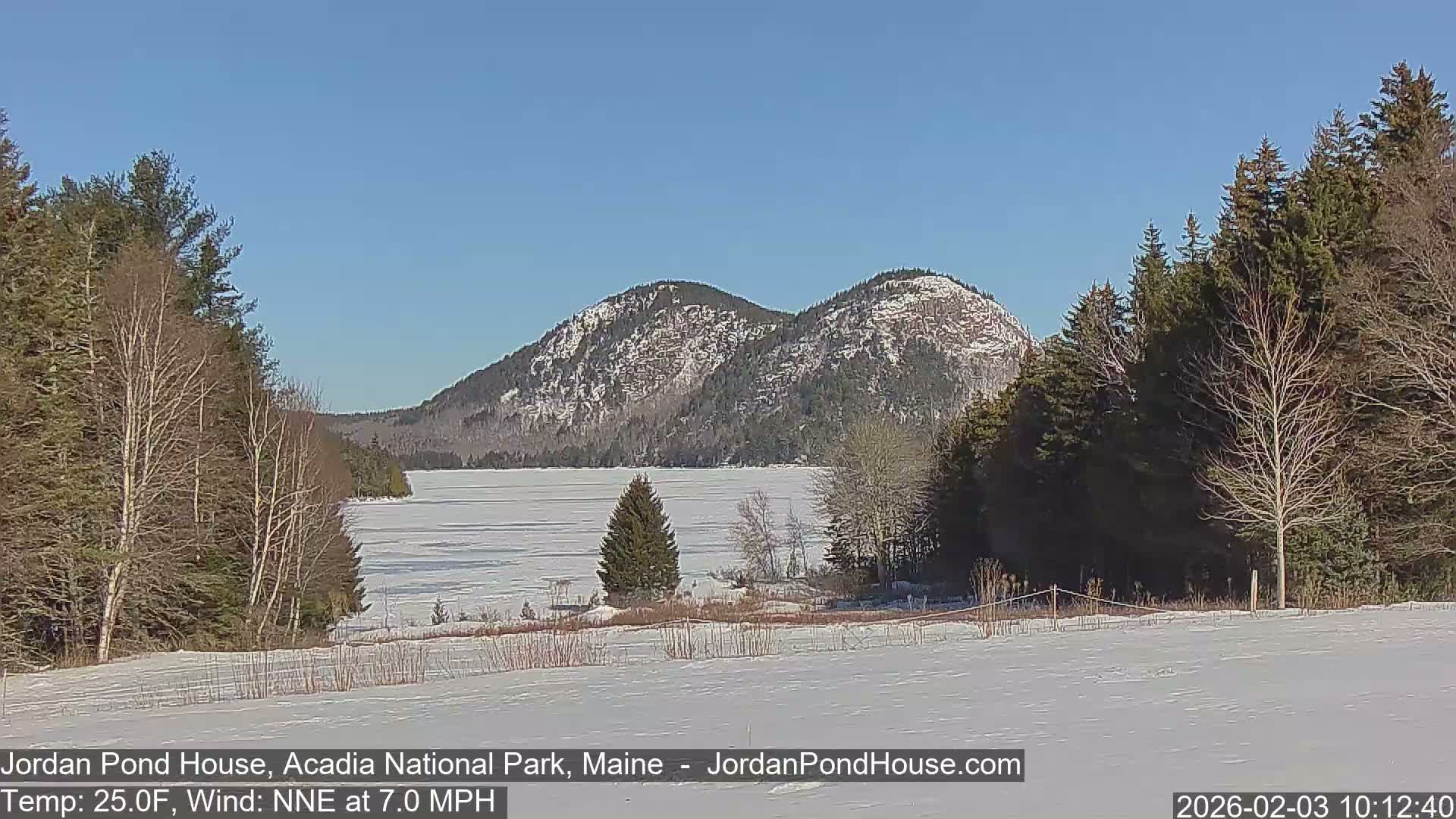 Acadia National Park, Jordan Pond Lake Live Cam - Seal Harbor, Hancock,  Maine, USA